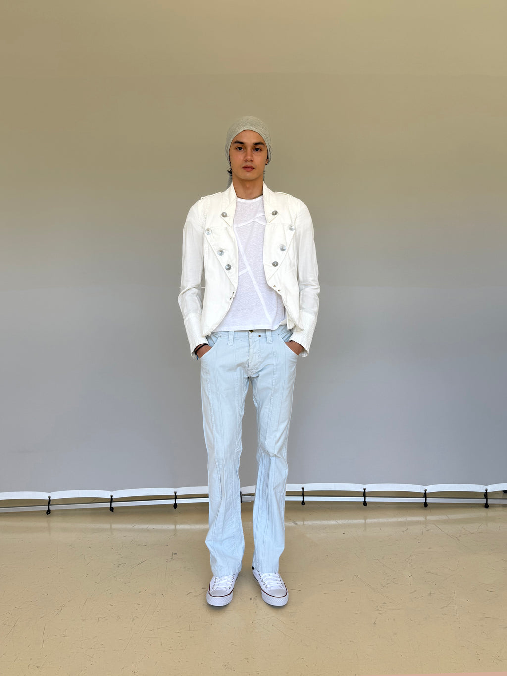 Made In Italy White Blazer