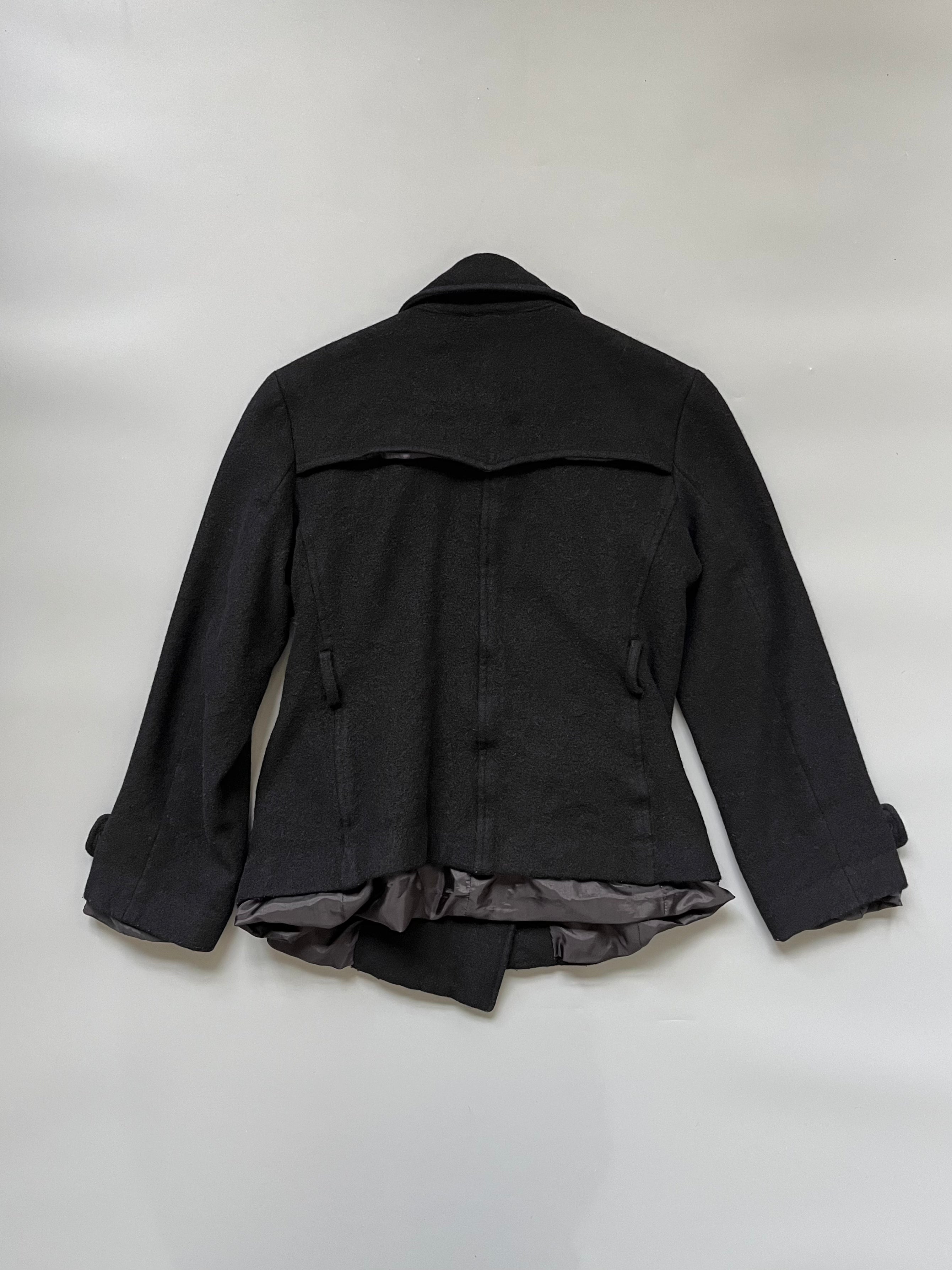 Made In Japan Black Wool Double Breast Coat