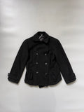 Made In Japan Black Wool Double Breast Coat