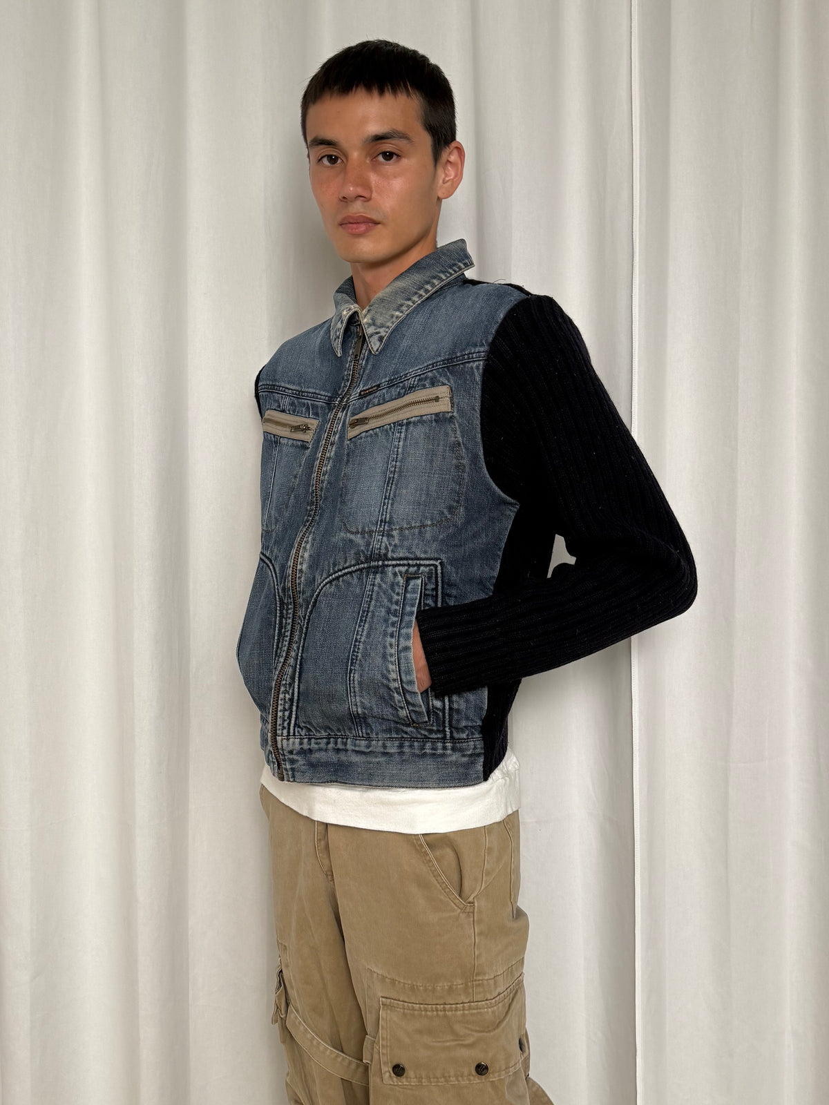 Energie Denim & Knit Jacket