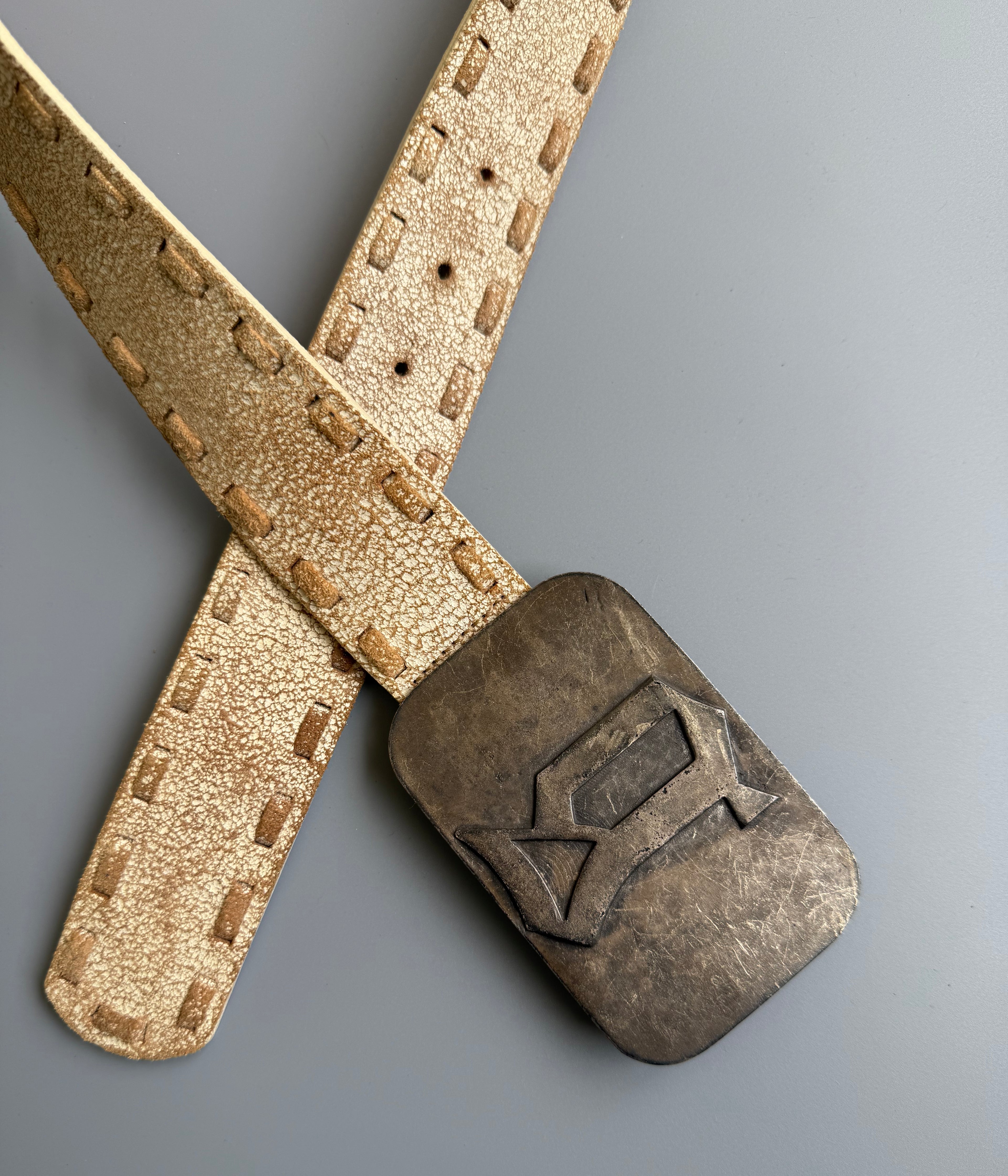 John Galliano Leather Belt