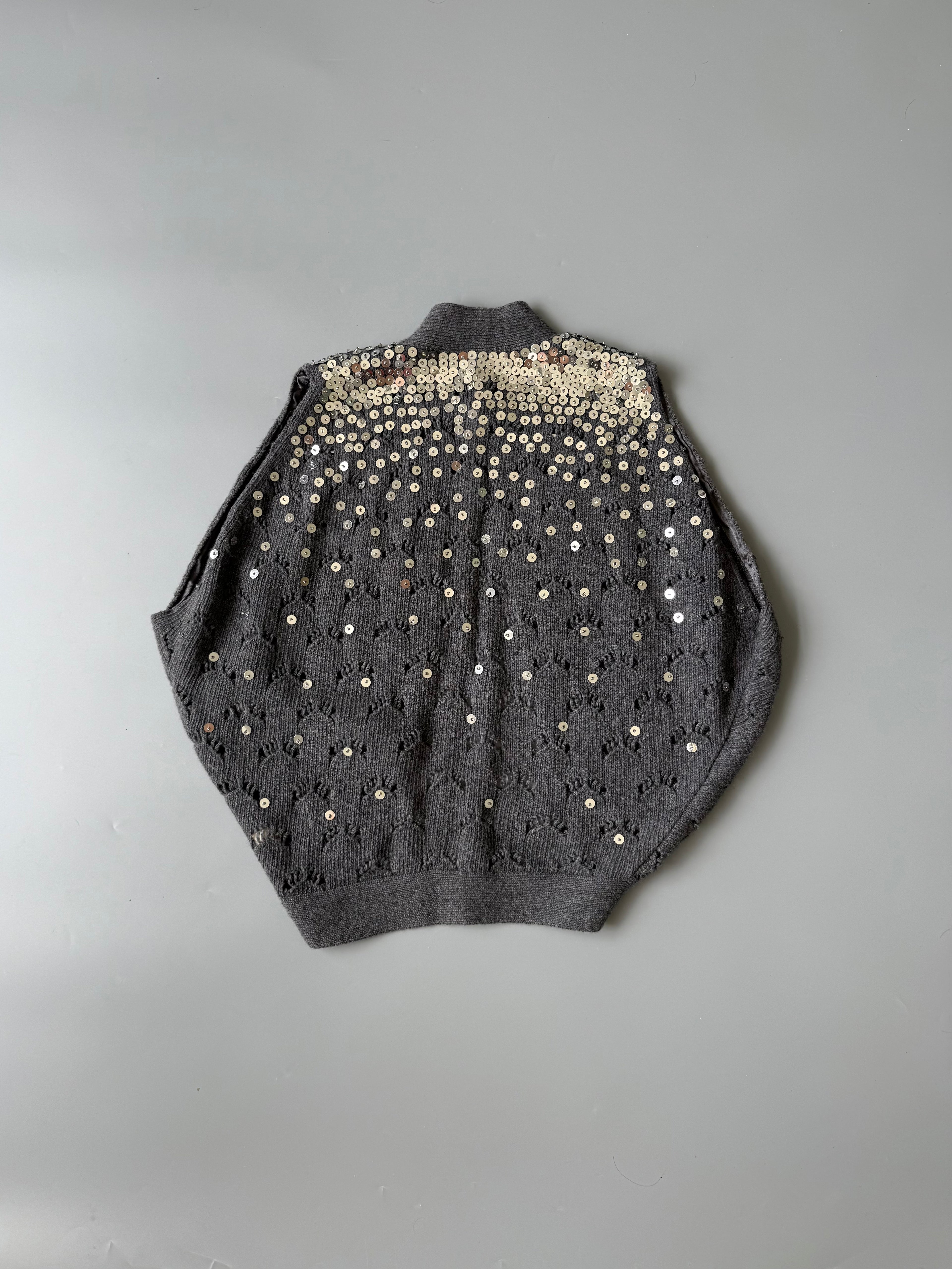 Moschino Sequin Knit Vest
