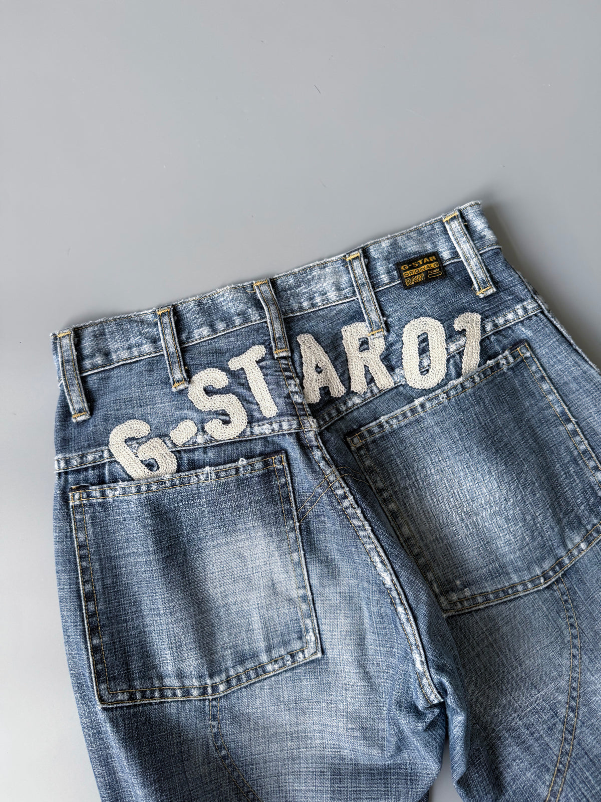 G Star Raw Embroidered Jeans