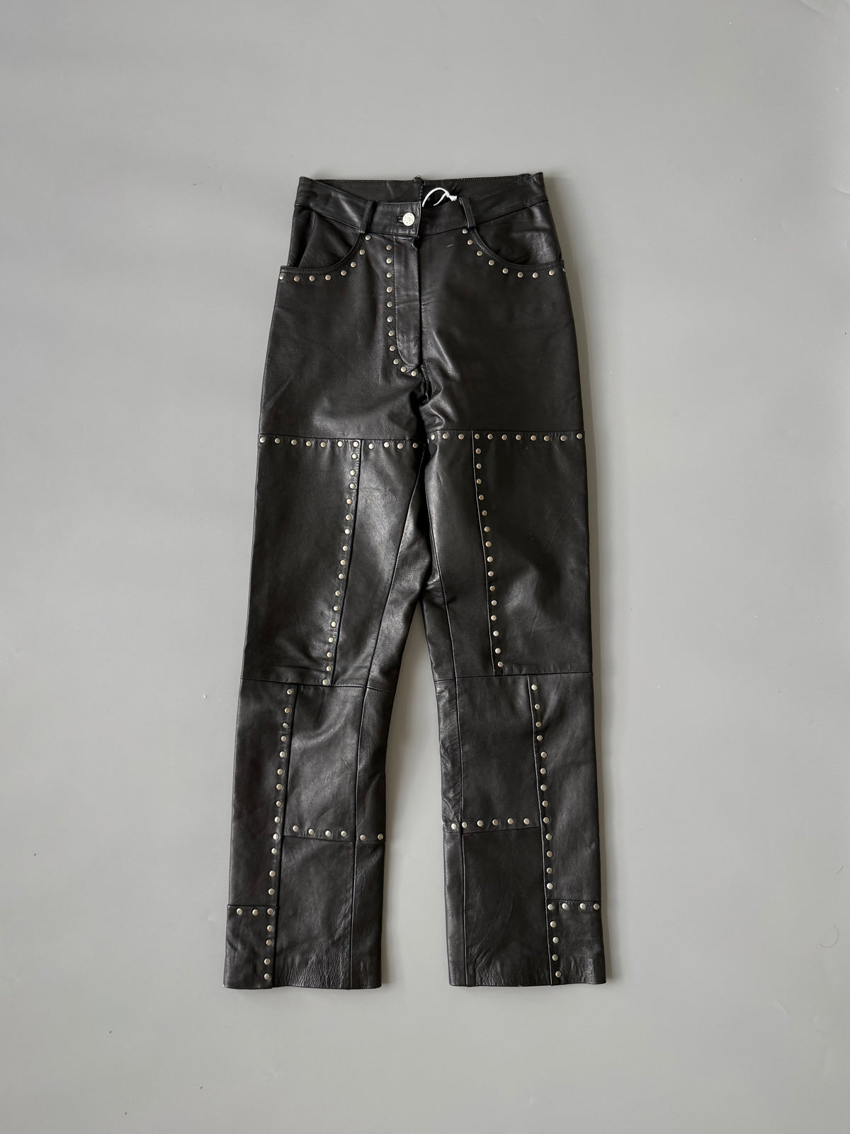 Studded Leather Pants