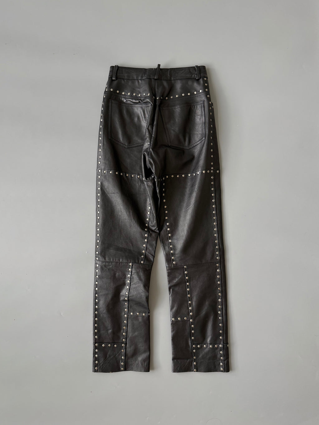 Studded Leather Pants