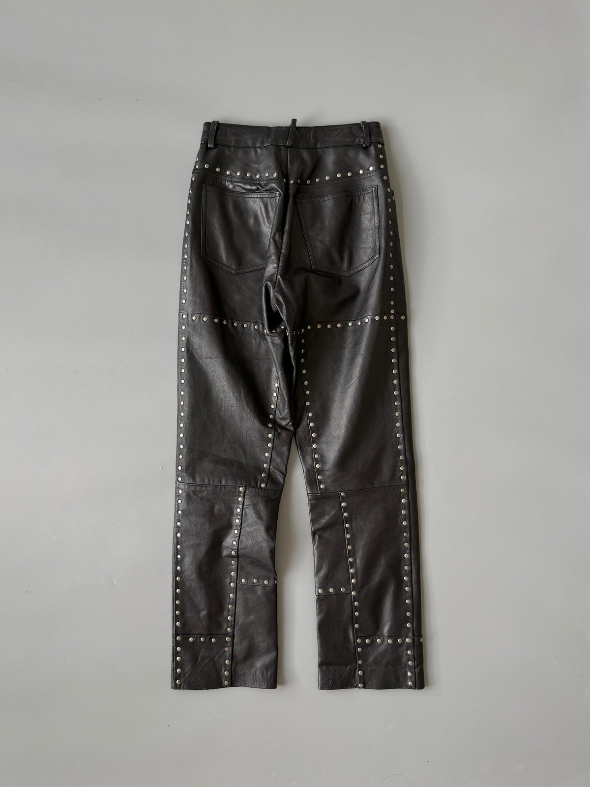 Studded Leather Pants