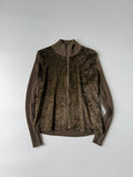 Dark Green Zip Up Jumper