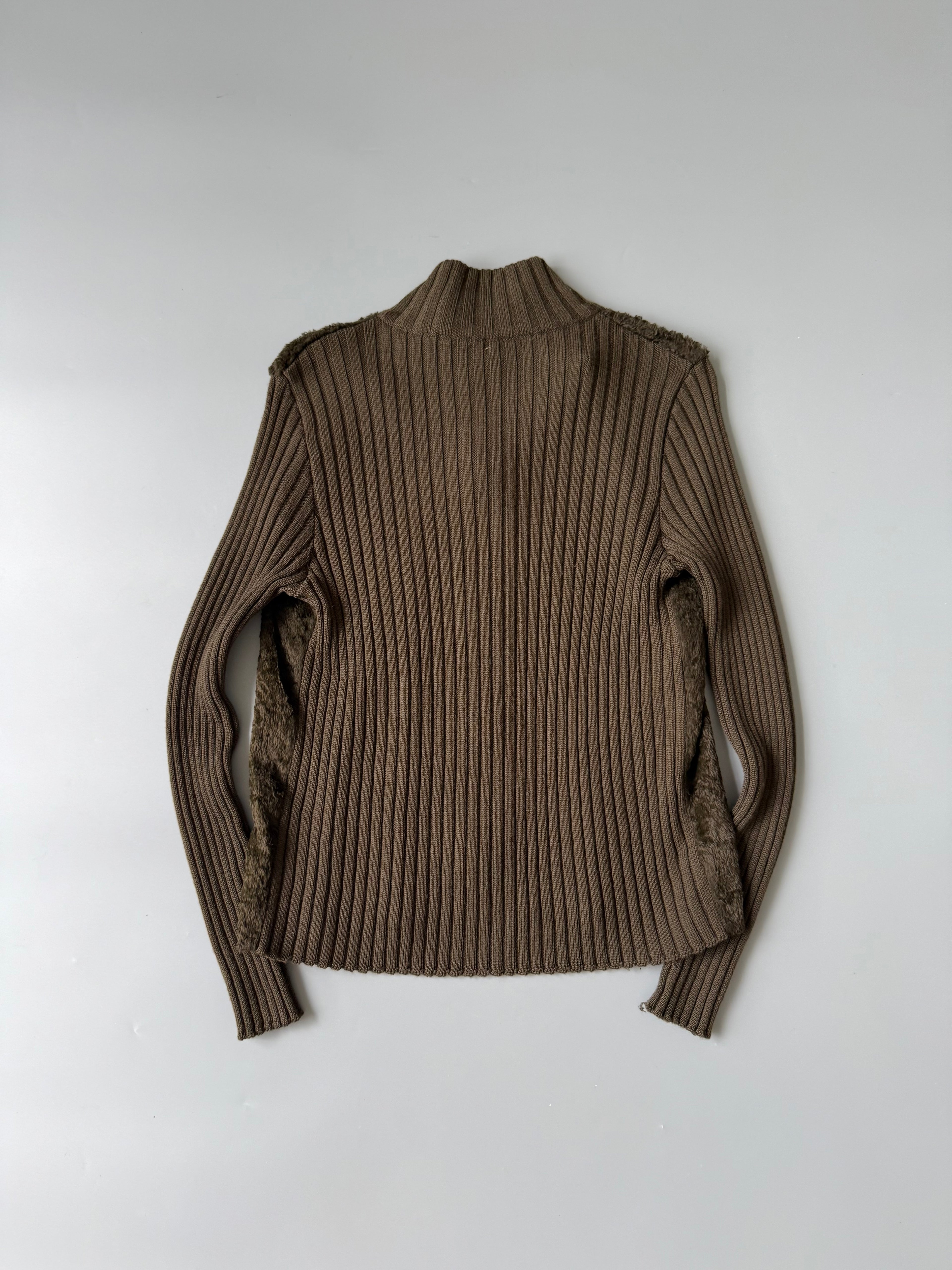 Dark Green Zip Up Jumper