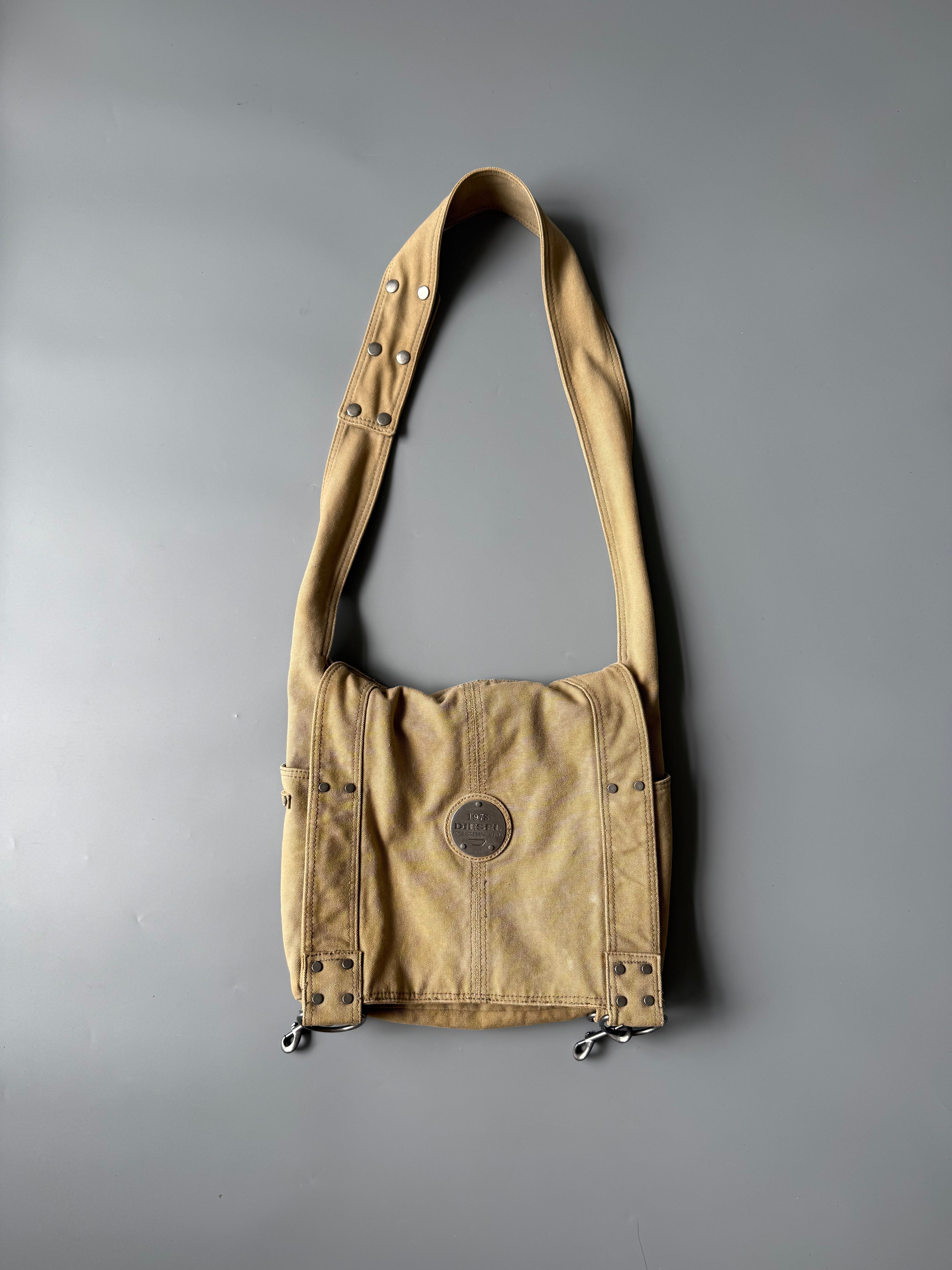 Diesel Canvas Crossbody Bag