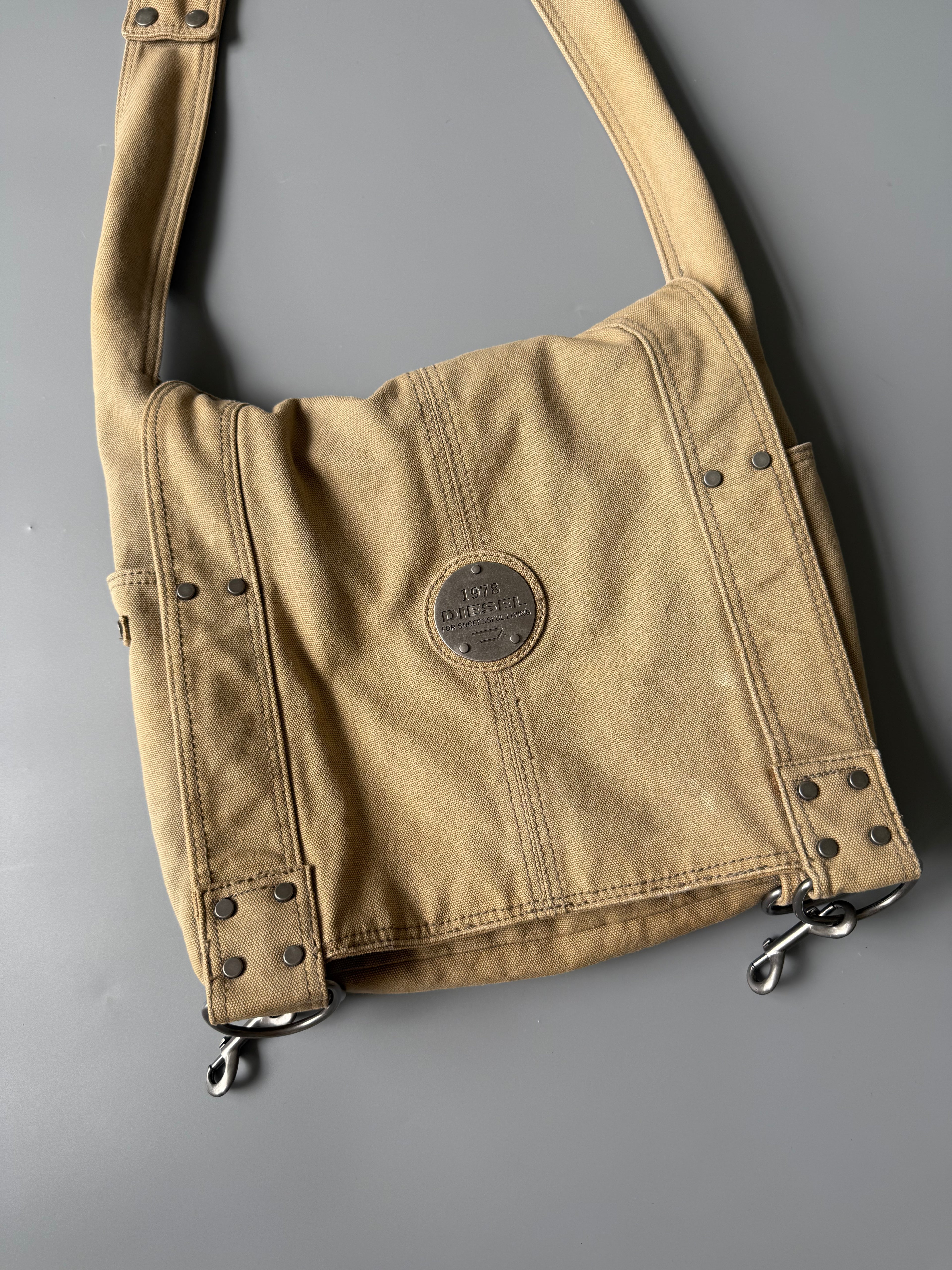 Diesel Canvas Crossbody Bag