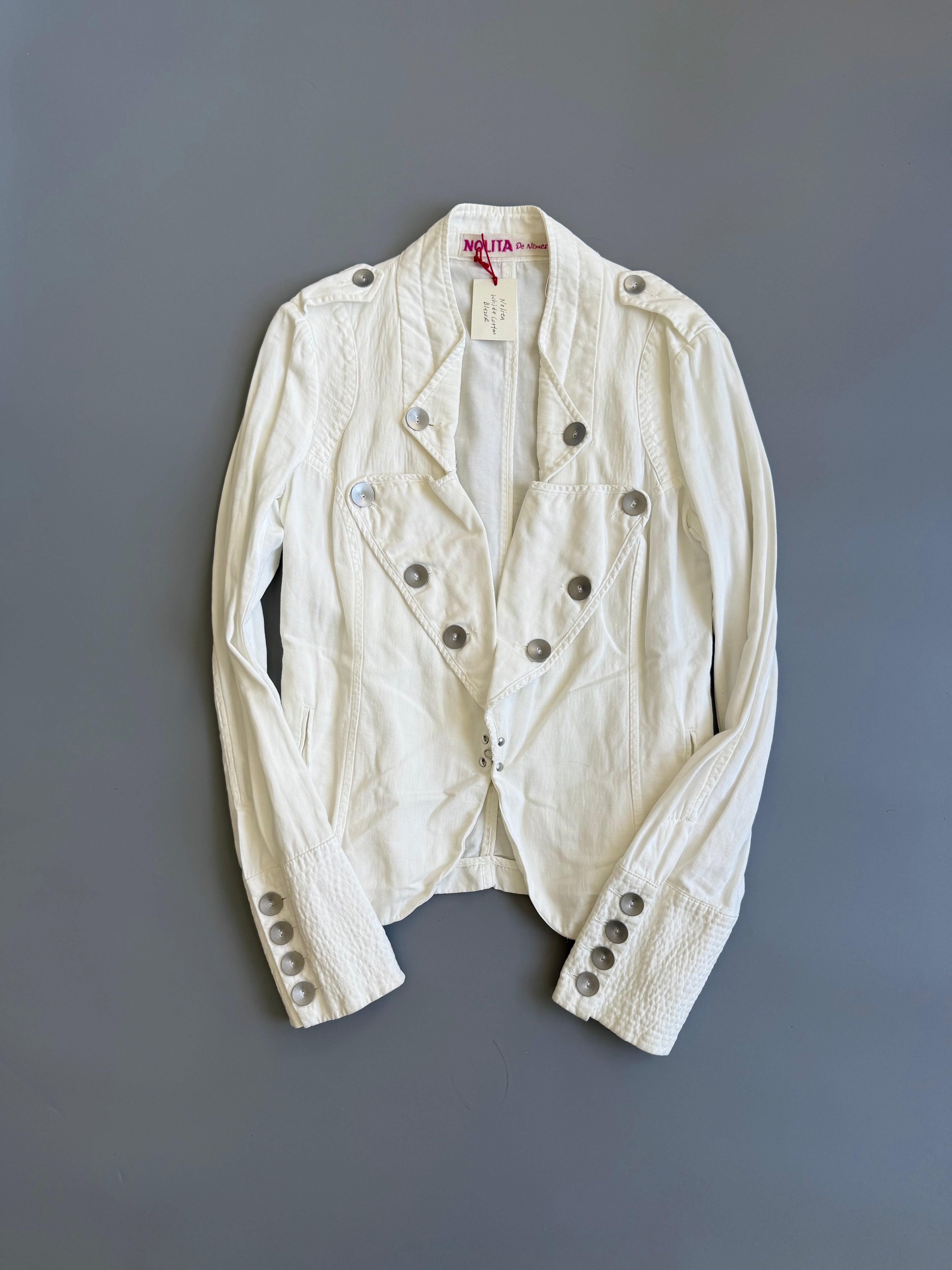 Made In Italy White Blazer