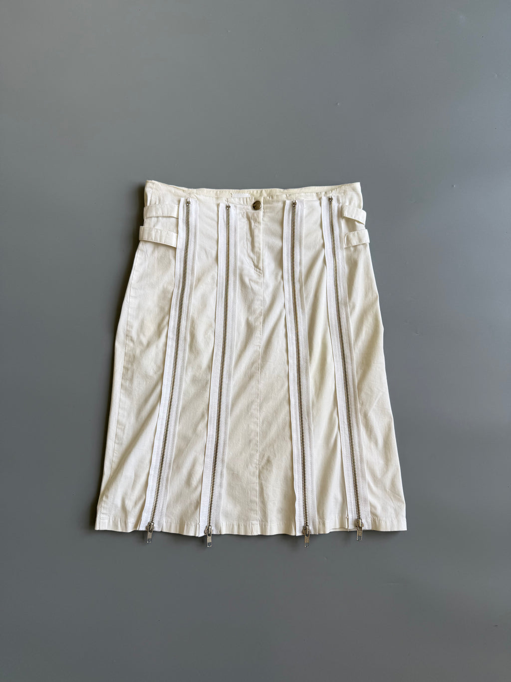 Made In Italy Zippers Skirt