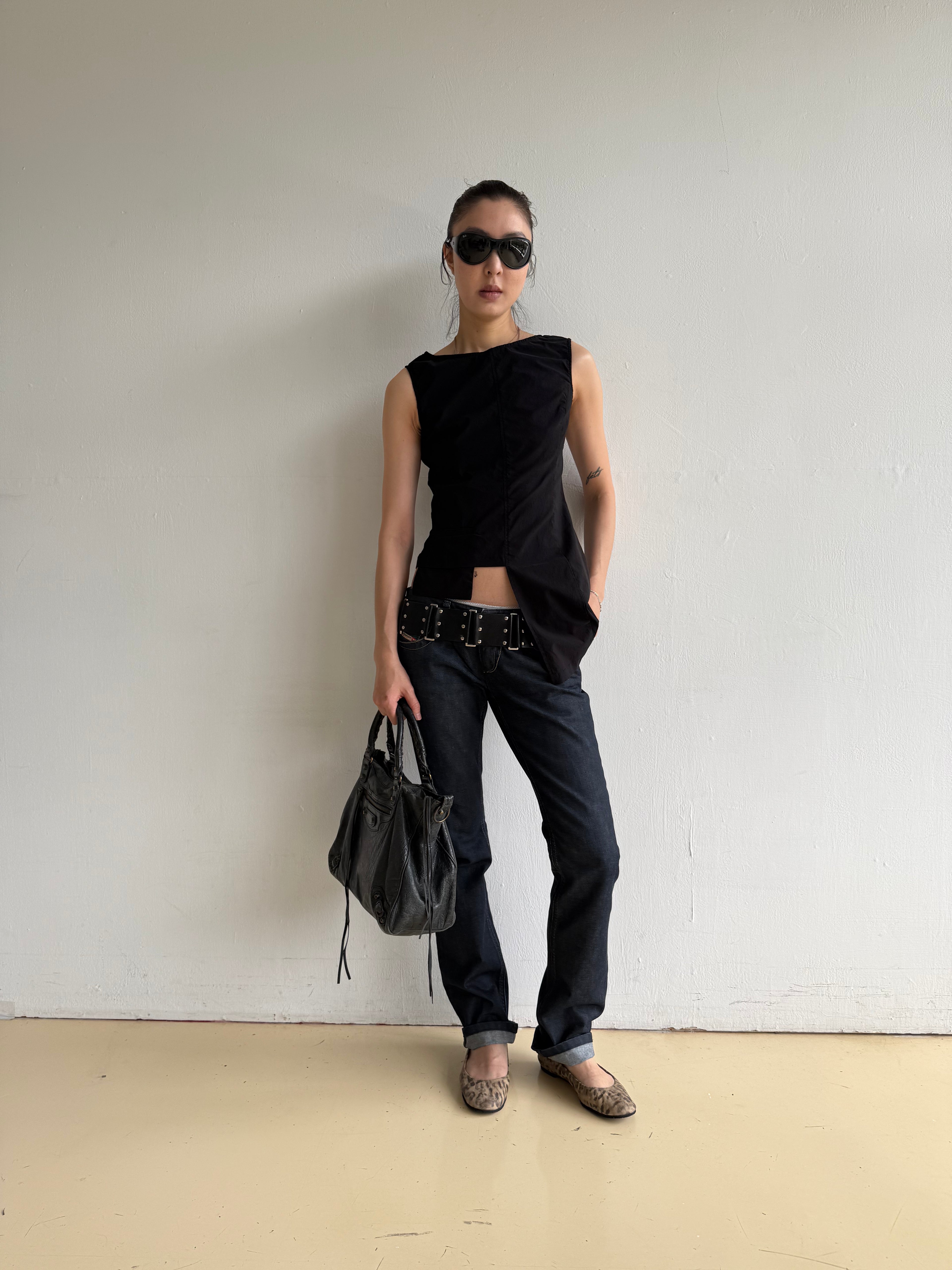 Black Asymmetrical Top