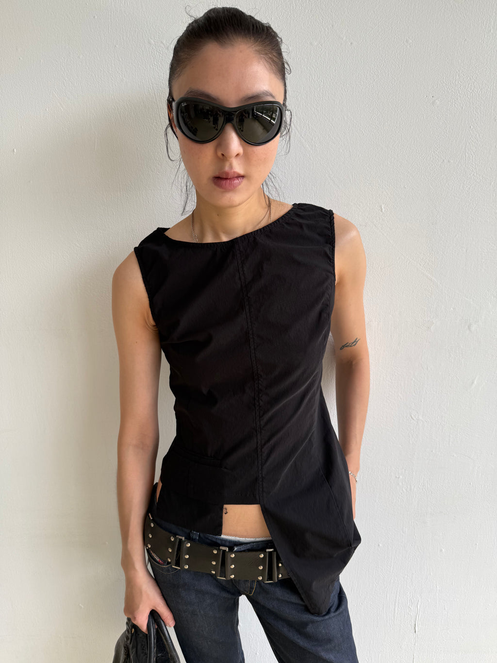 Studded Leather Belt