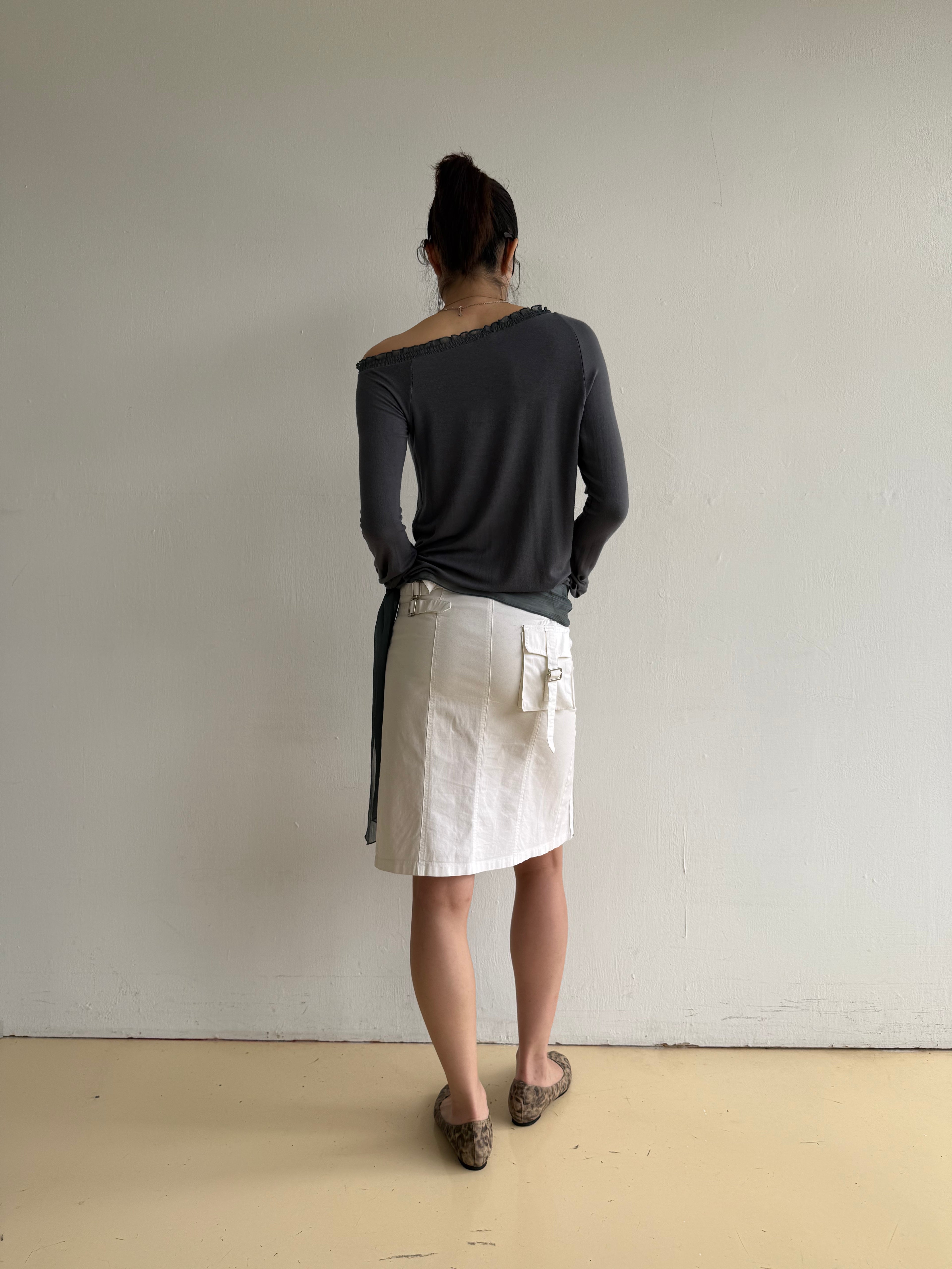 Made In Italy Zippers Skirt