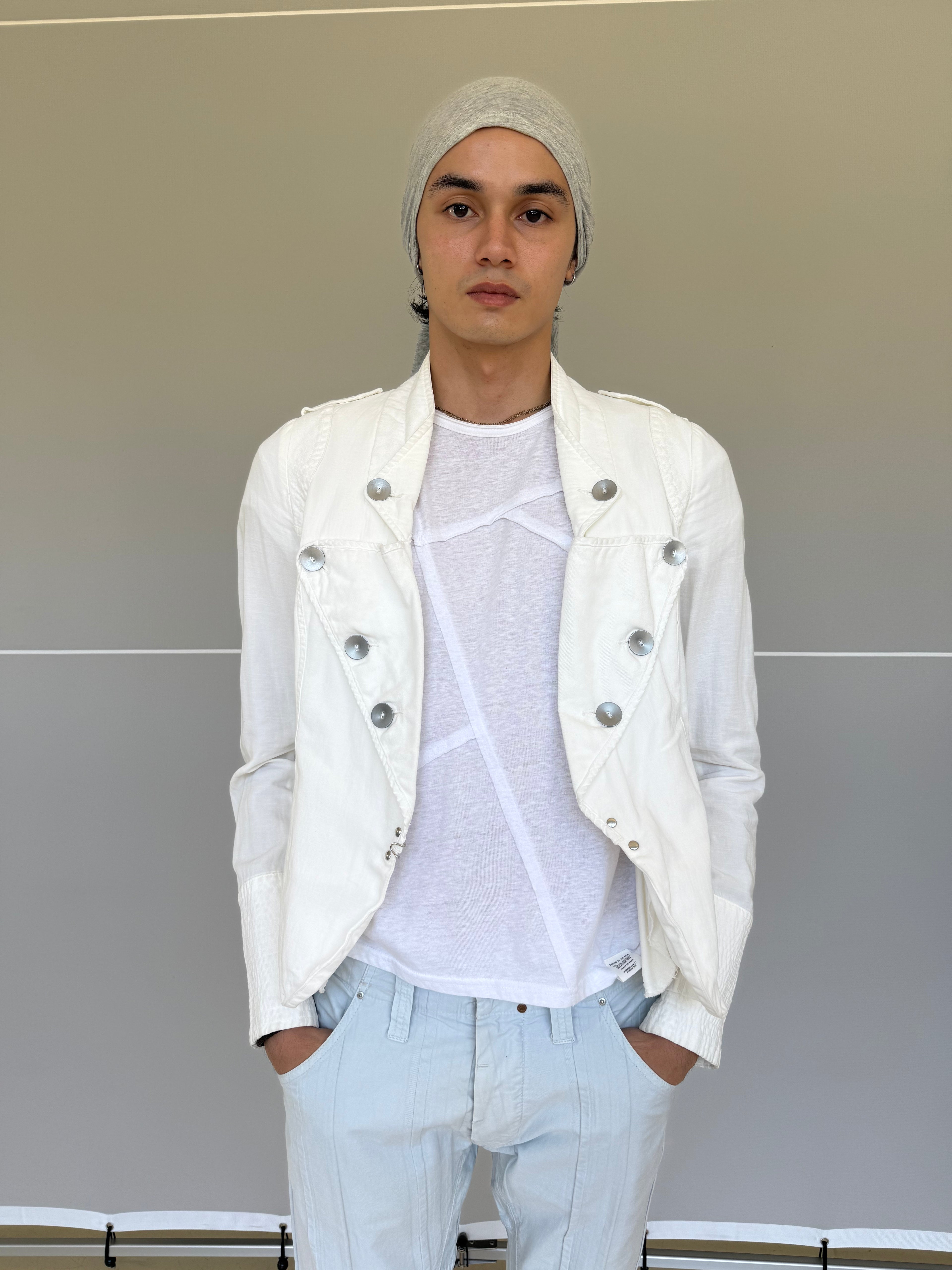 Made In Italy White Blazer