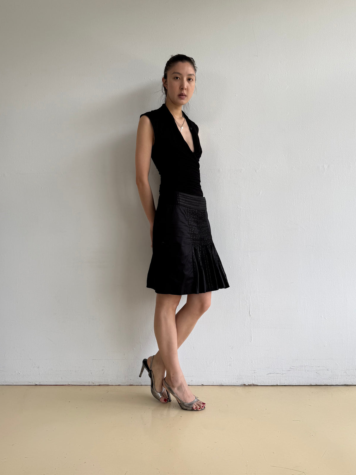 Made In Italy Pleated Skirt