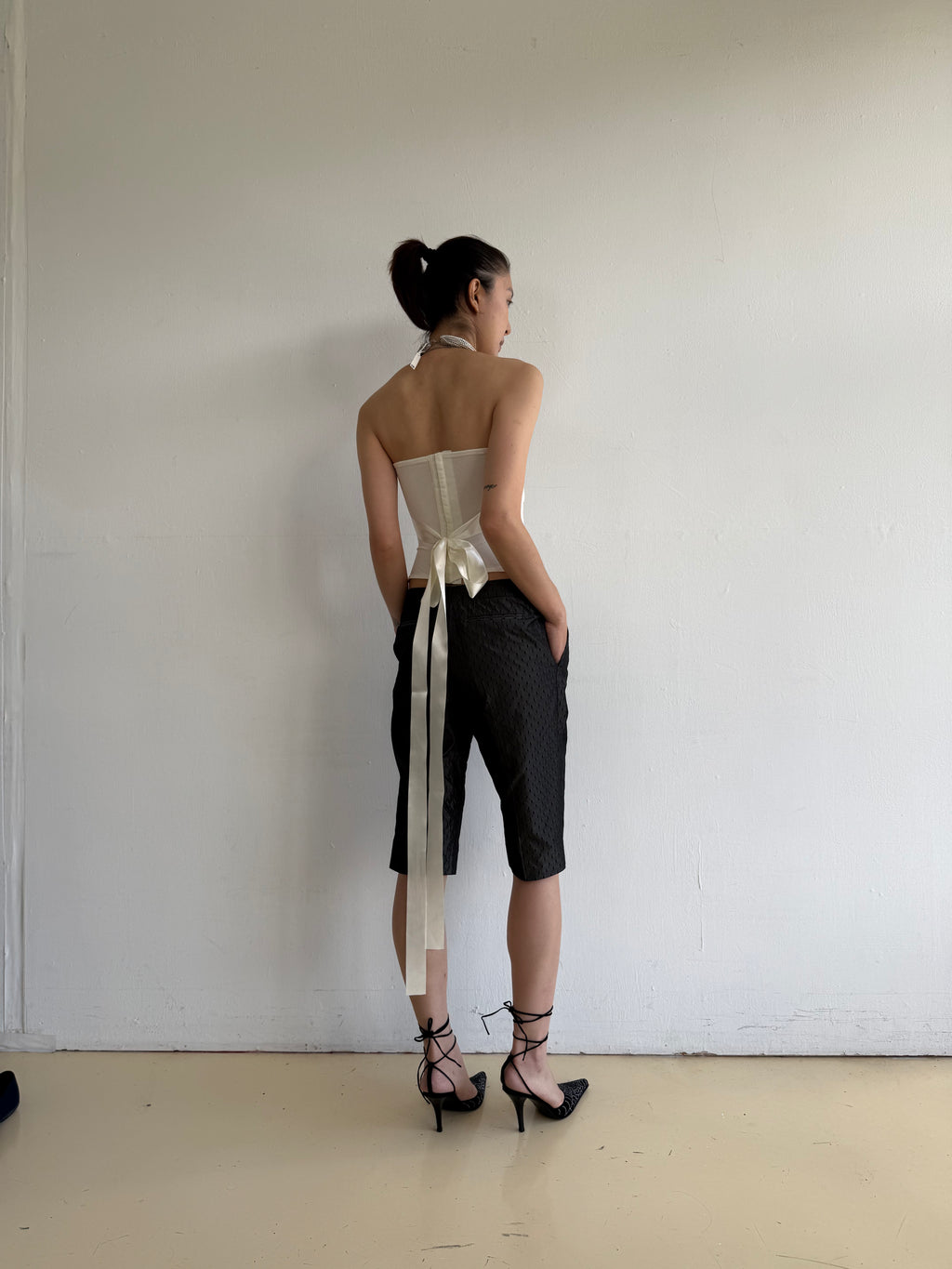 Cream Corset Top