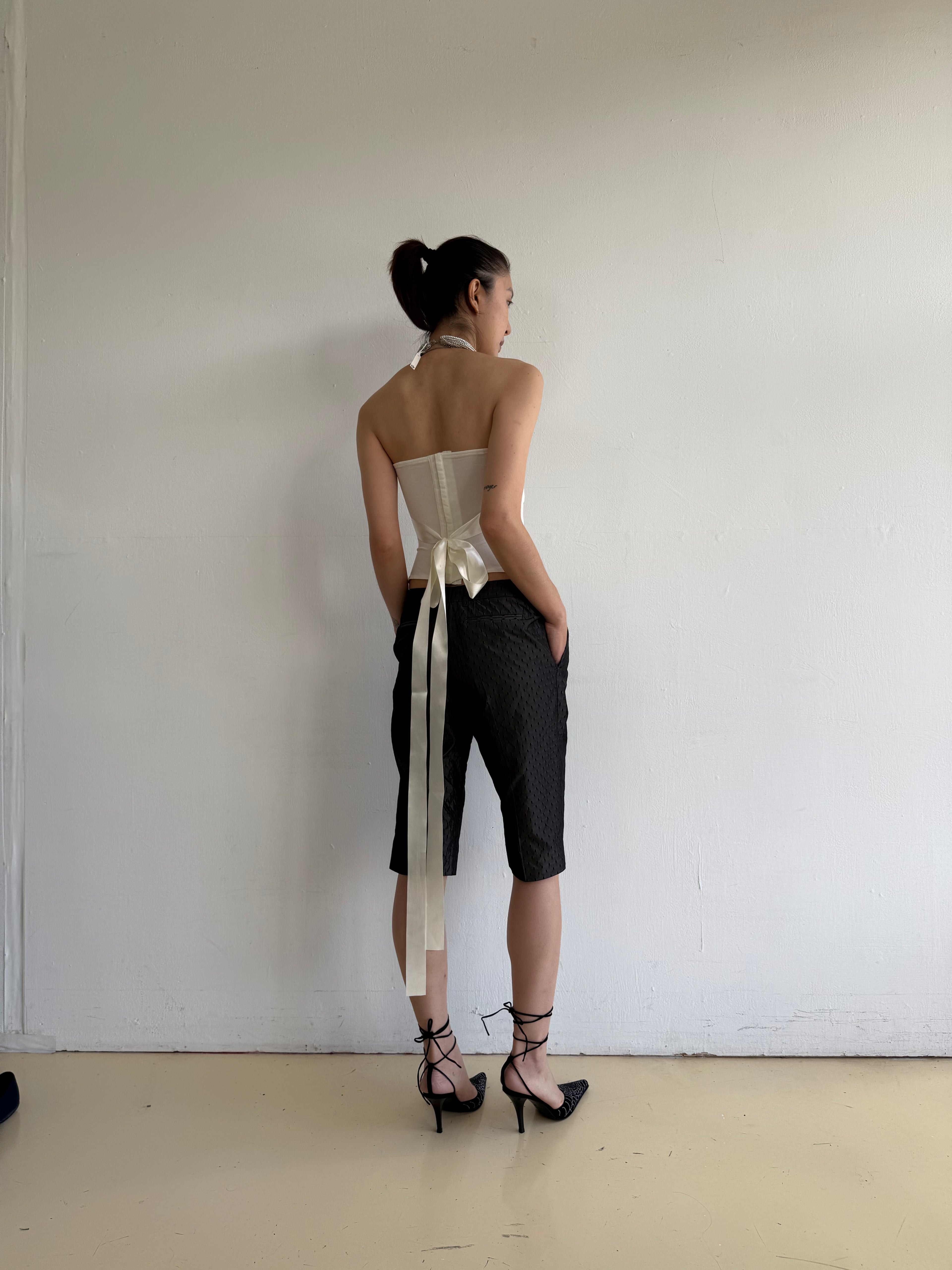 Cream Corset Top