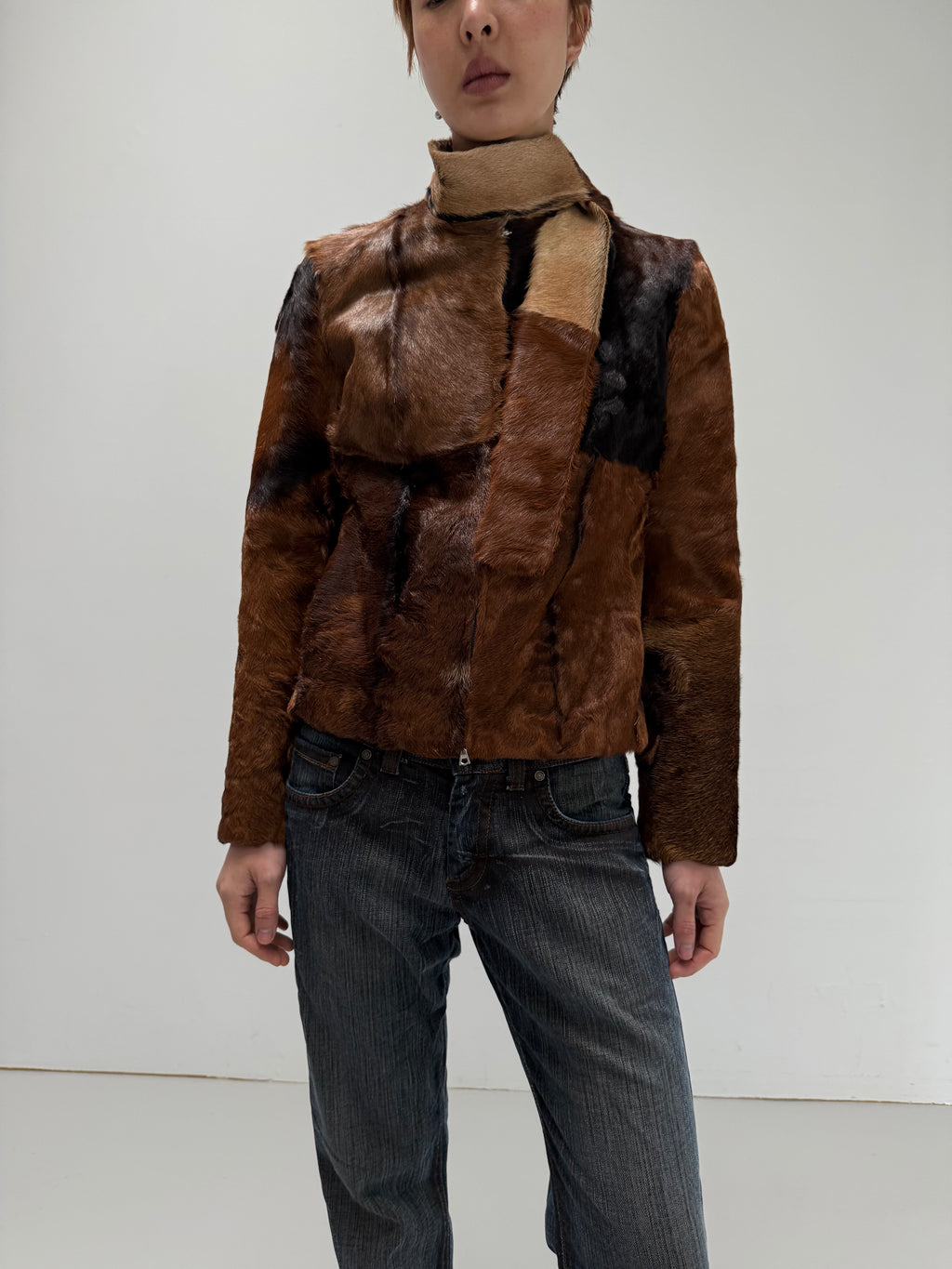 90'S Miu Miu Leather Jacket