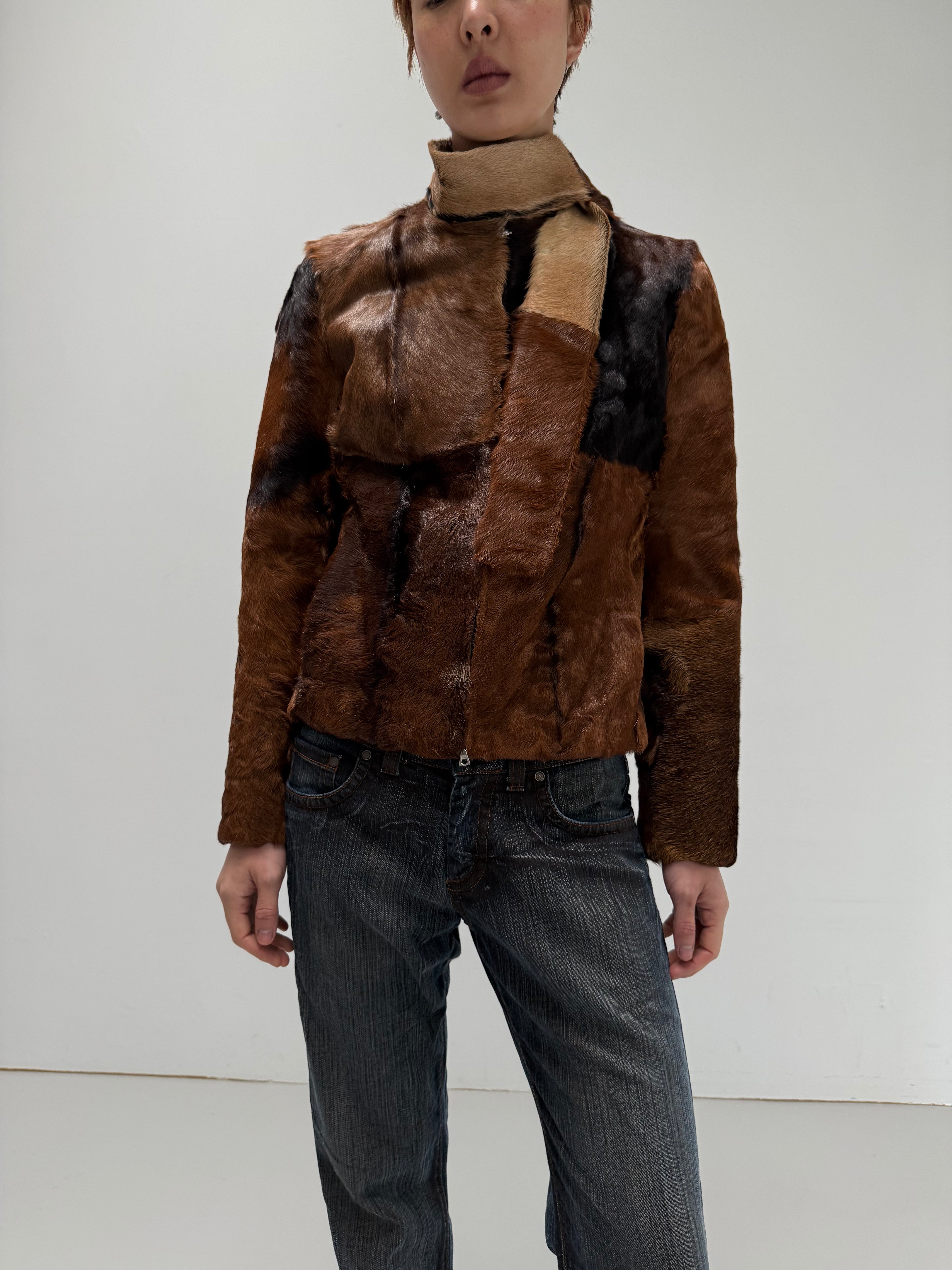 90'S Miu Miu Leather Jacket