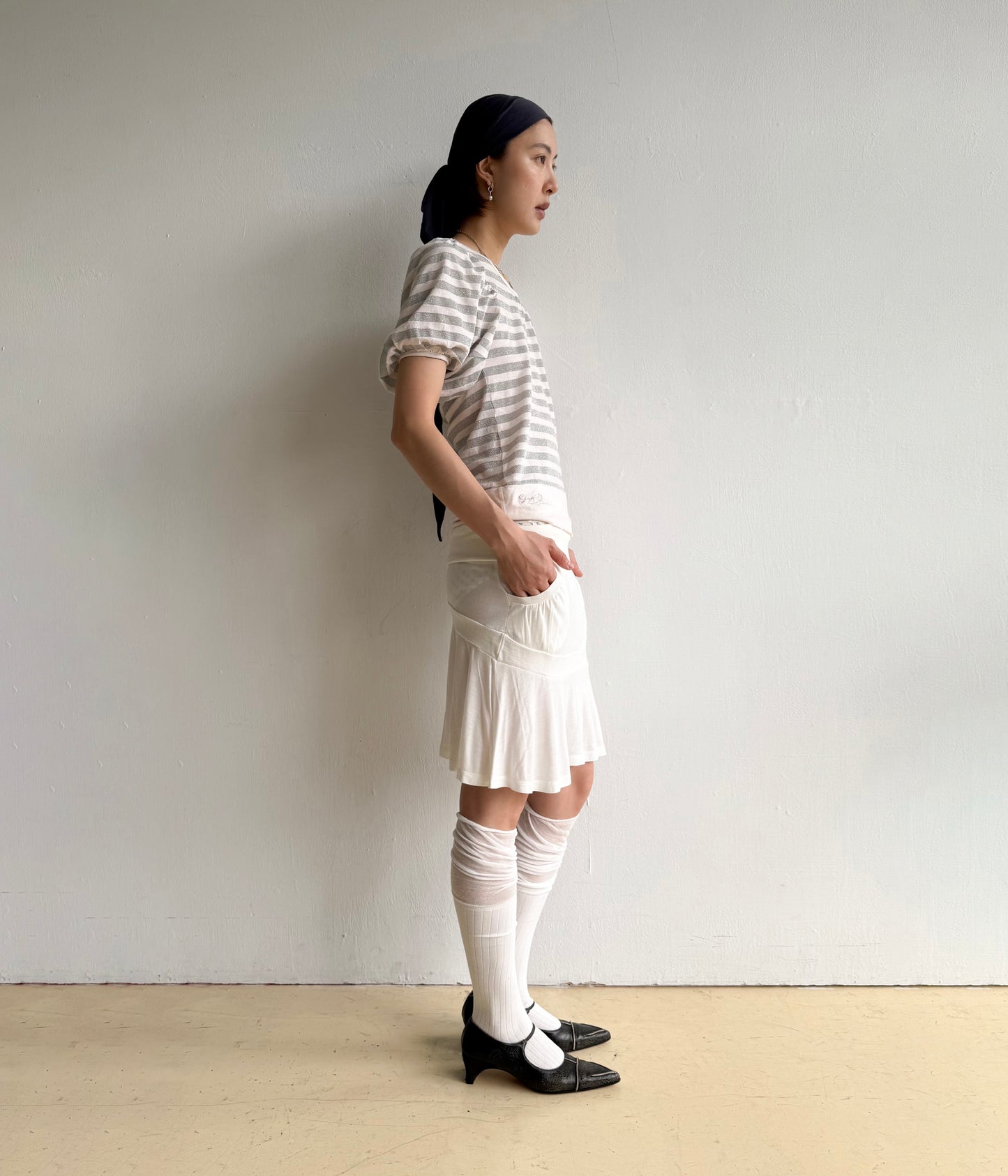 White skirt