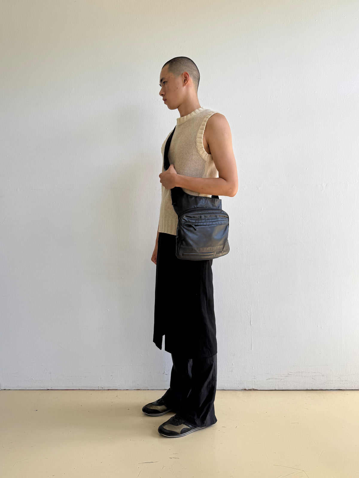 Beige Knit Vest