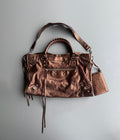Balenciaga Metallic City Bag