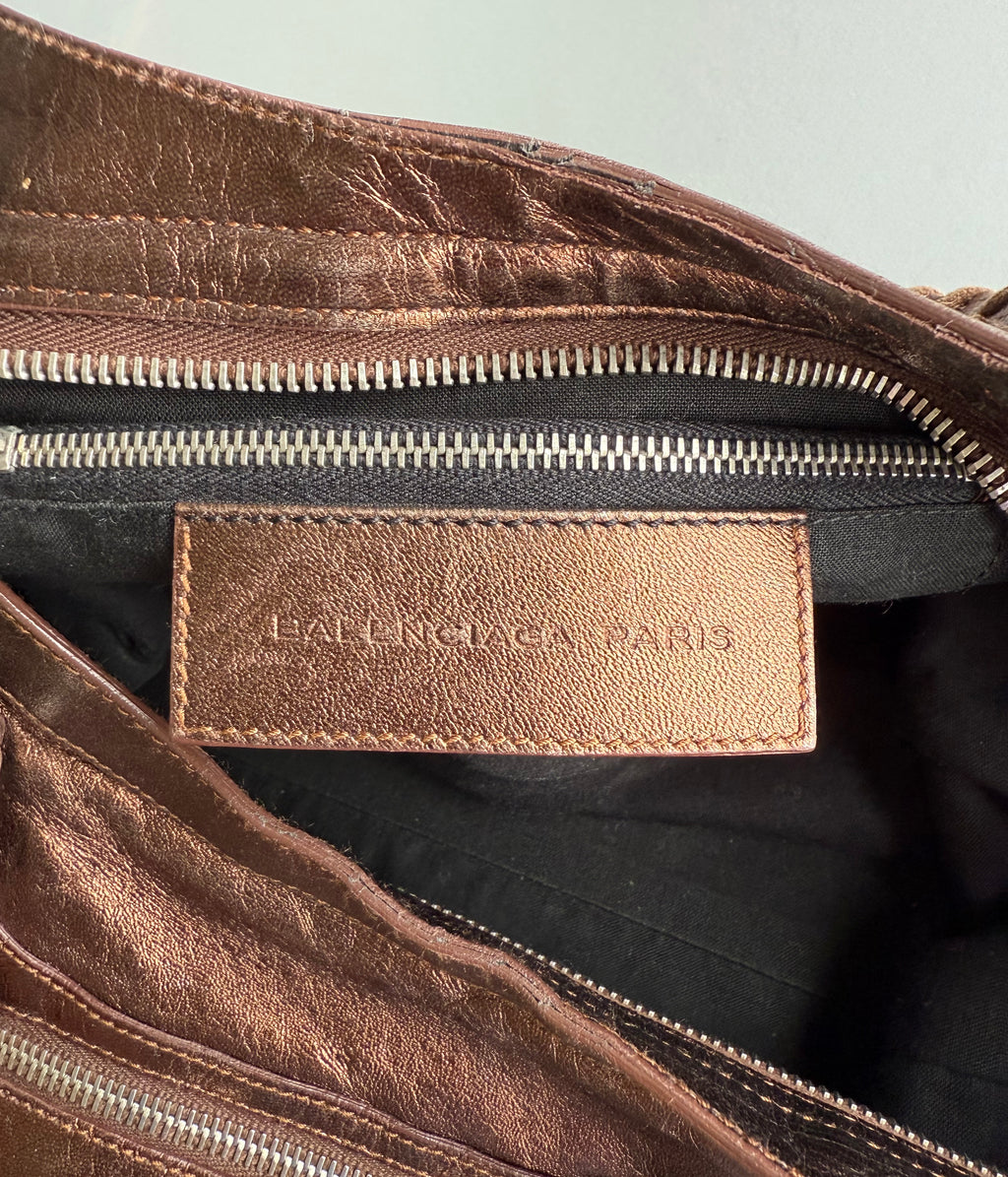 Balenciaga Metallic City Bag