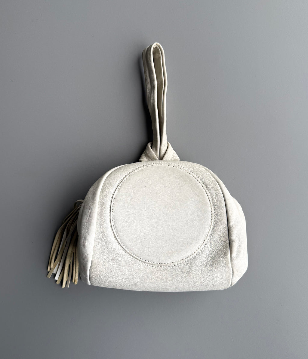 Studs Leather Handbag