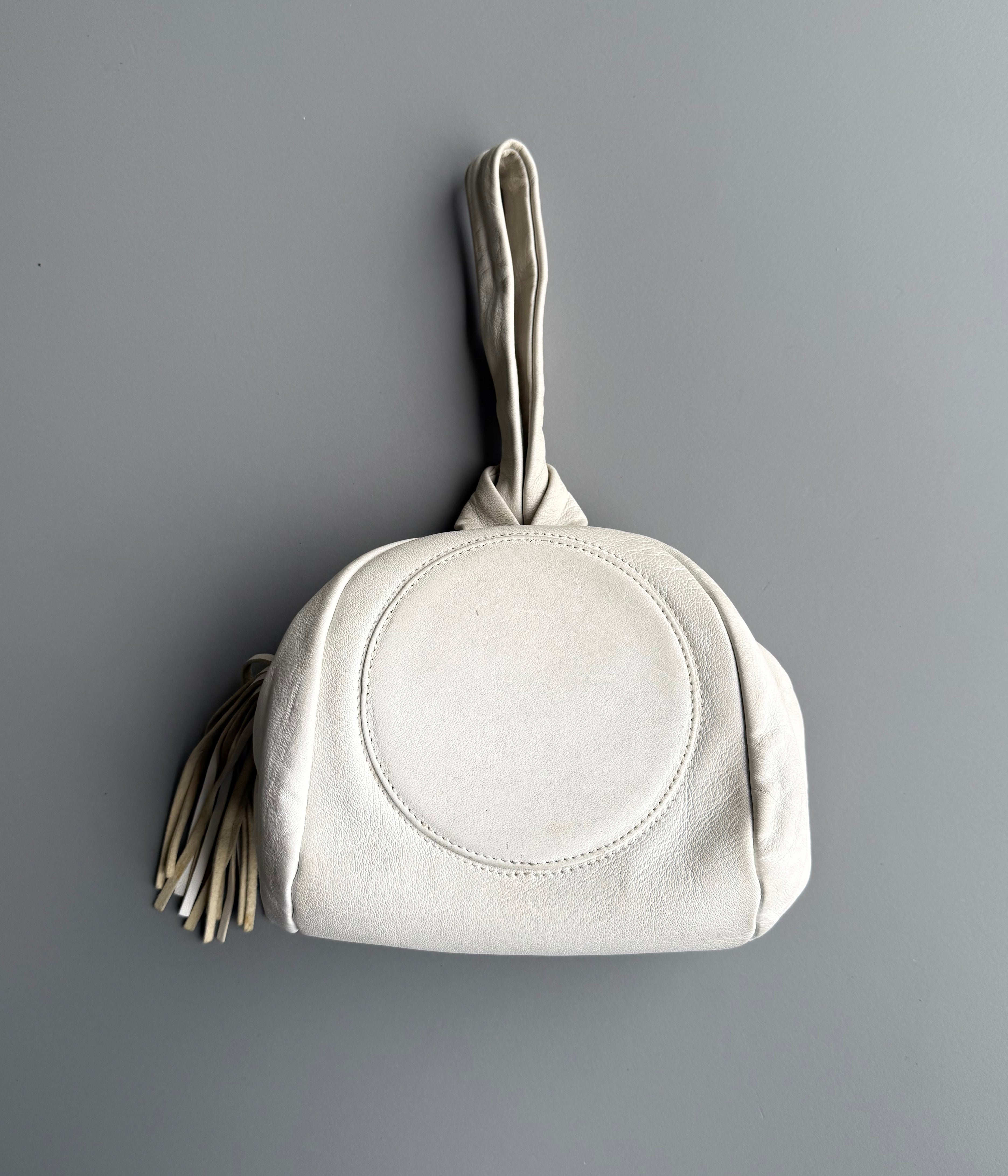 Studs Leather Handbag