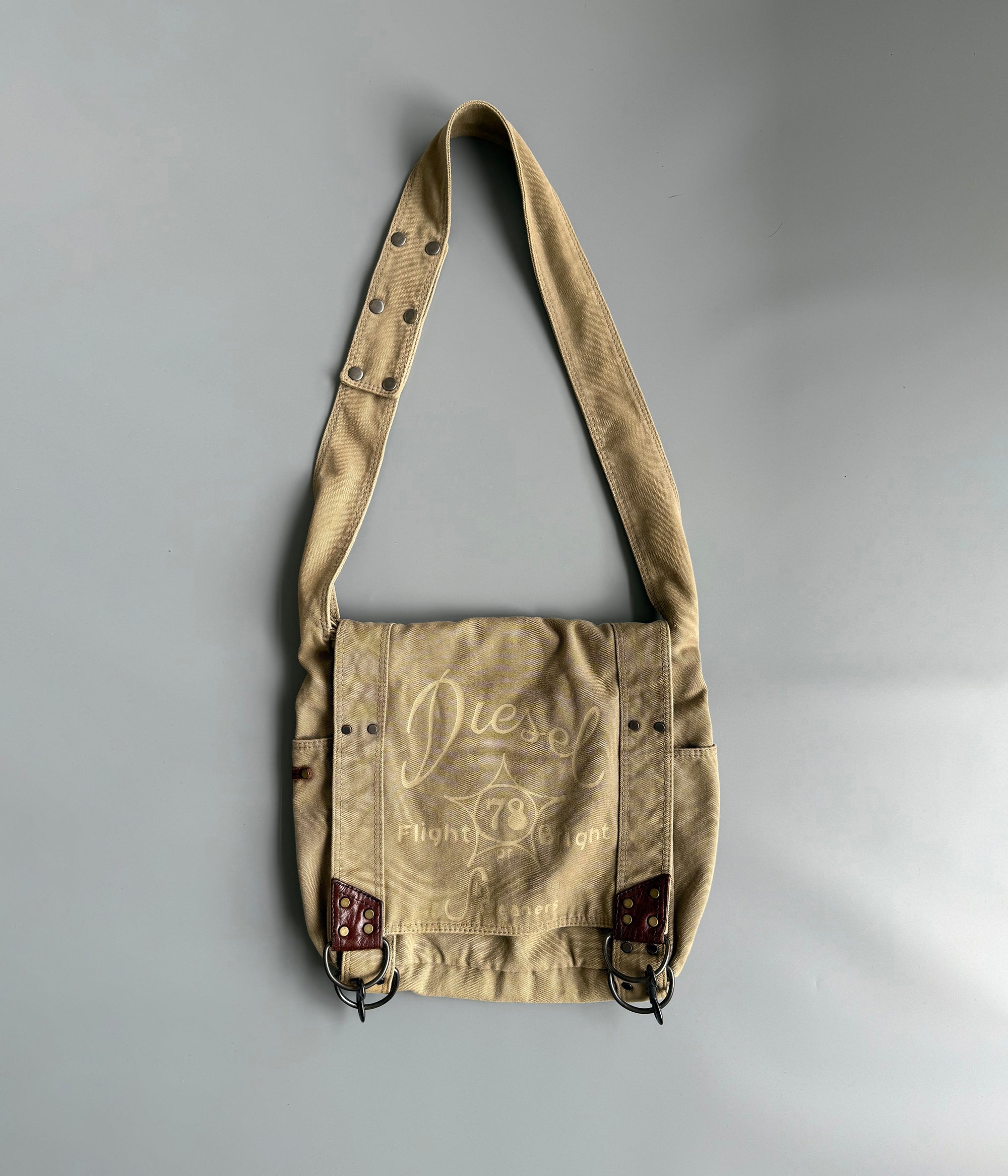 Diesel Canvas Crossbody Bag