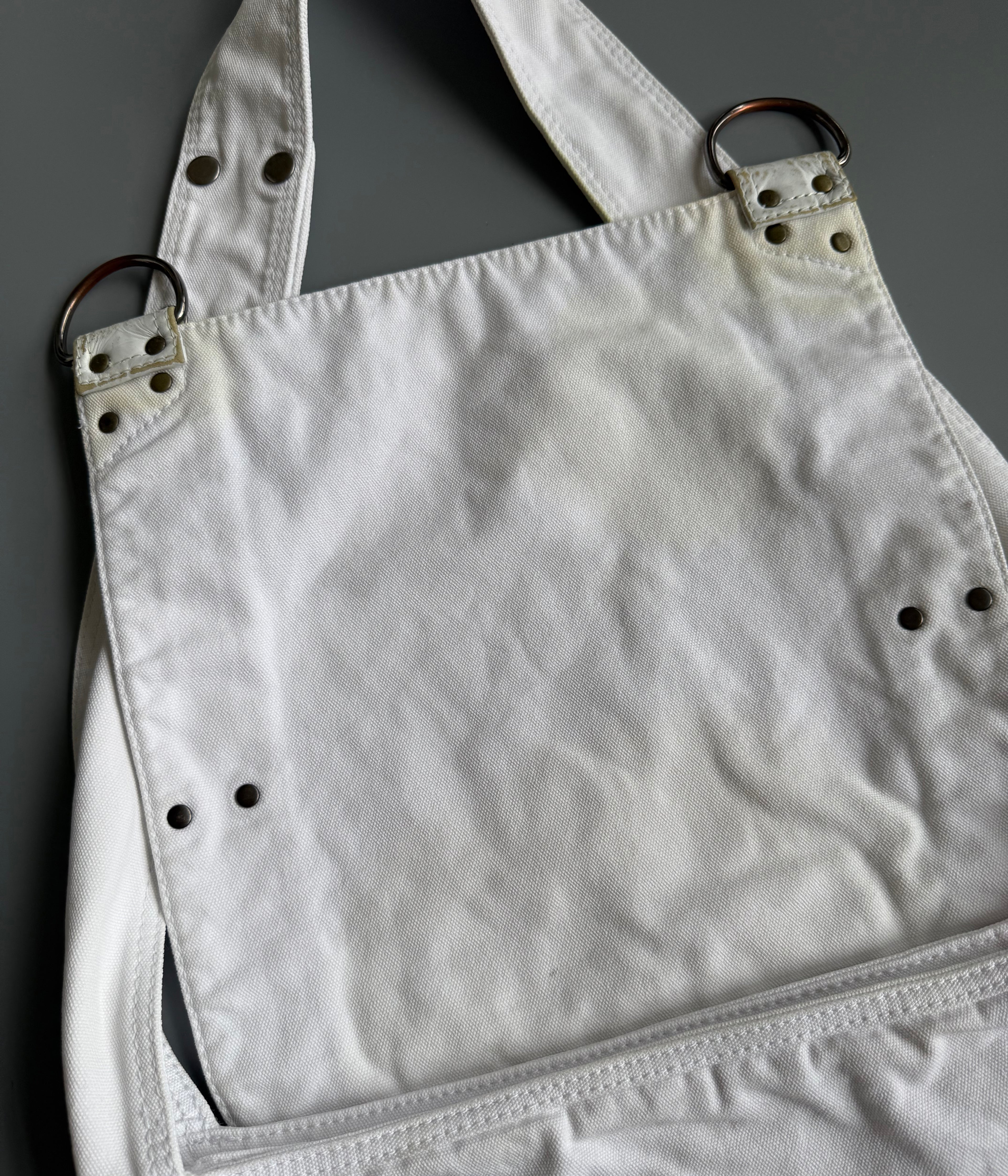 Diesel White Canvas Crossbody Bag
