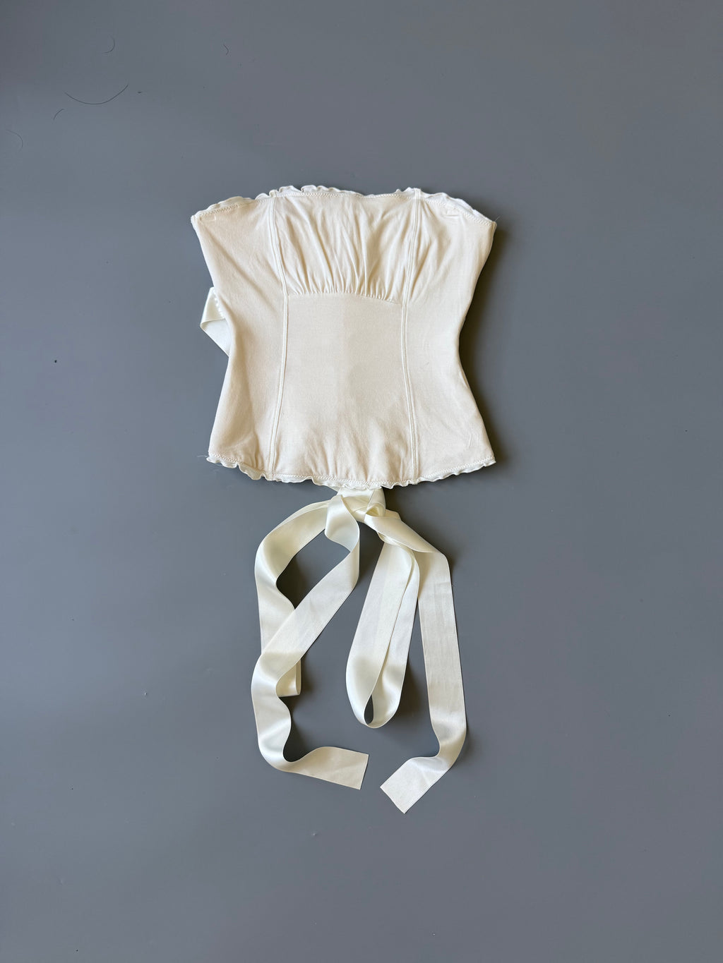 Cream Corset Top
