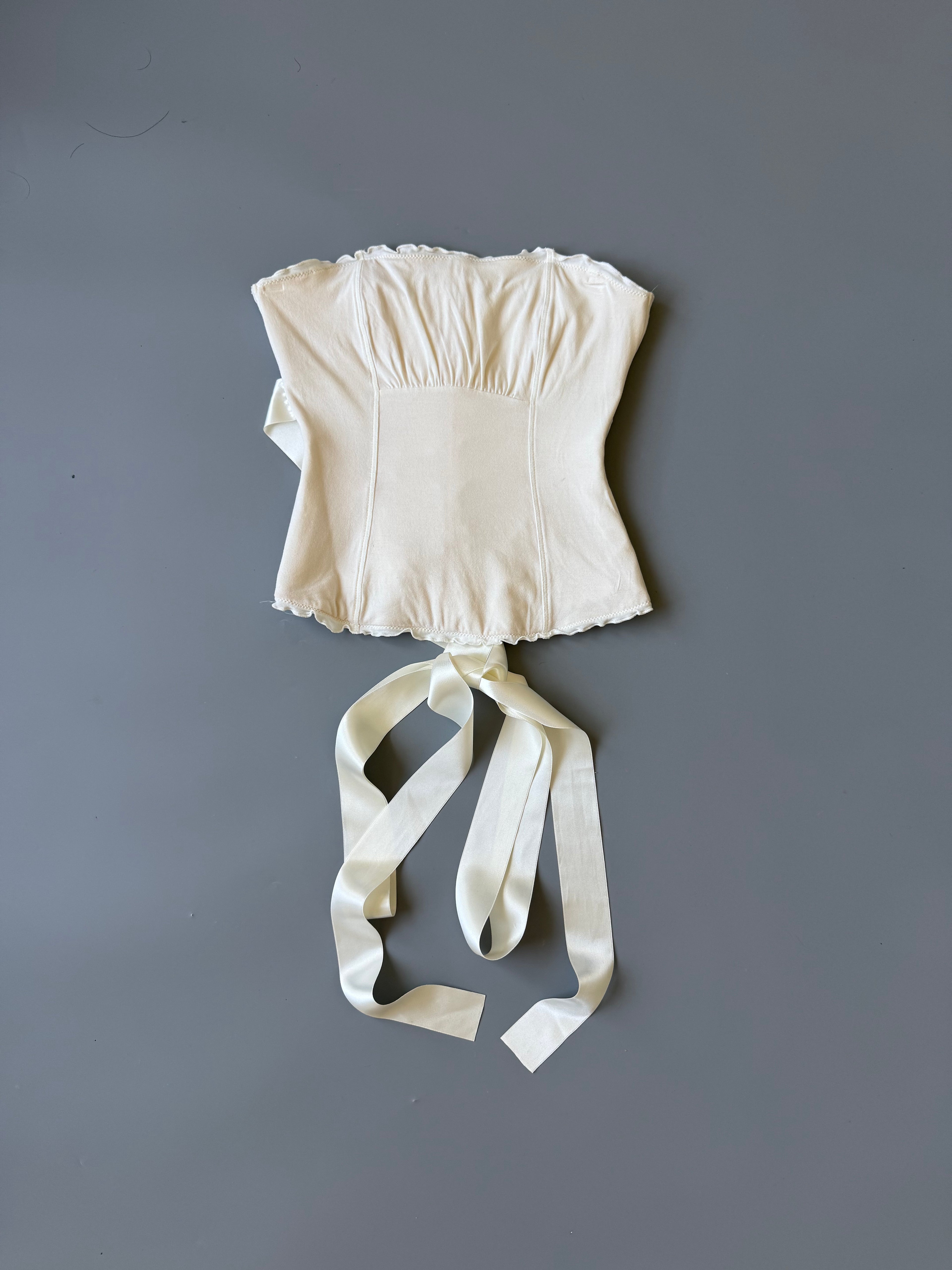 Cream Corset Top