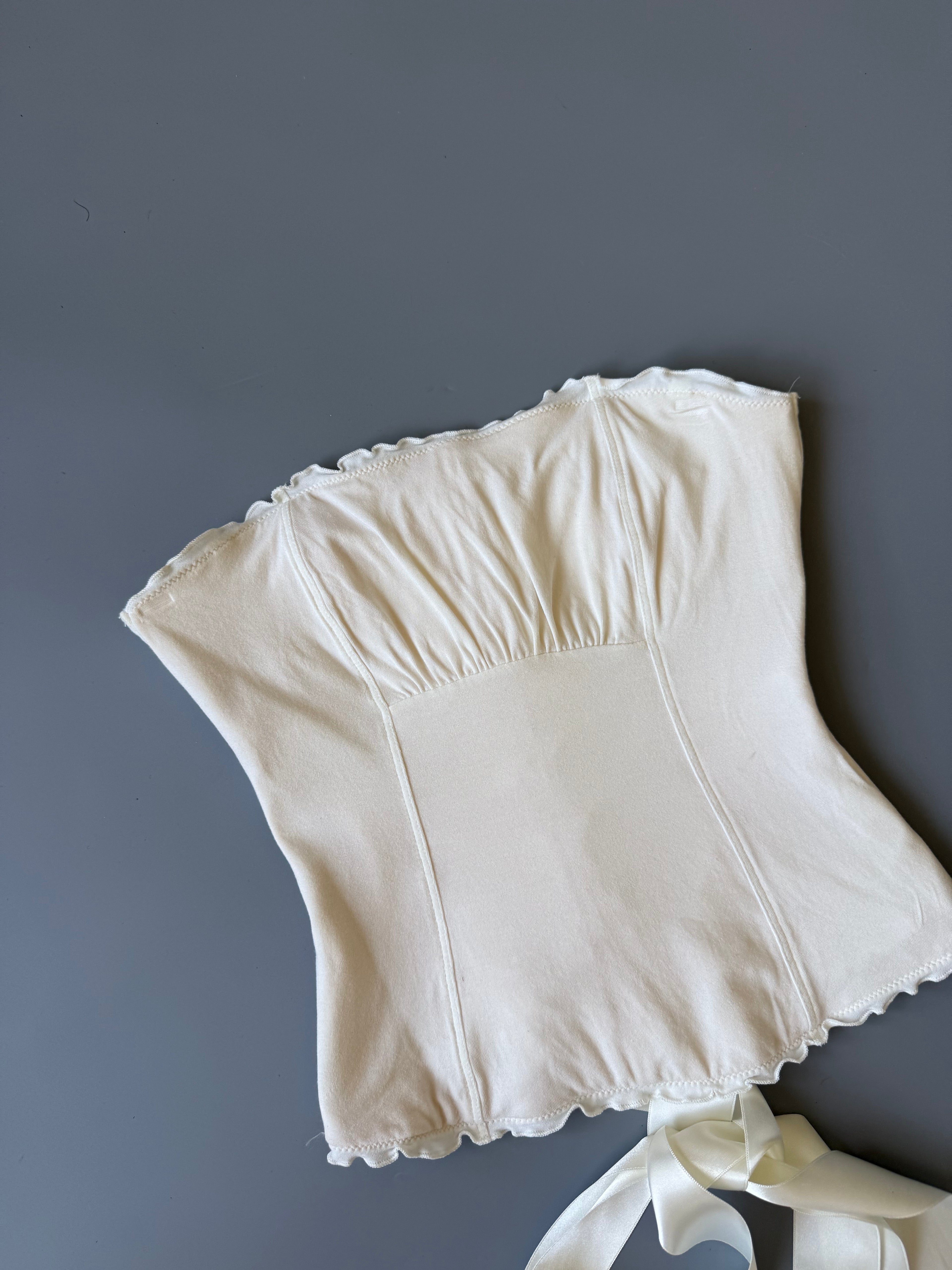 Cream Corset Top