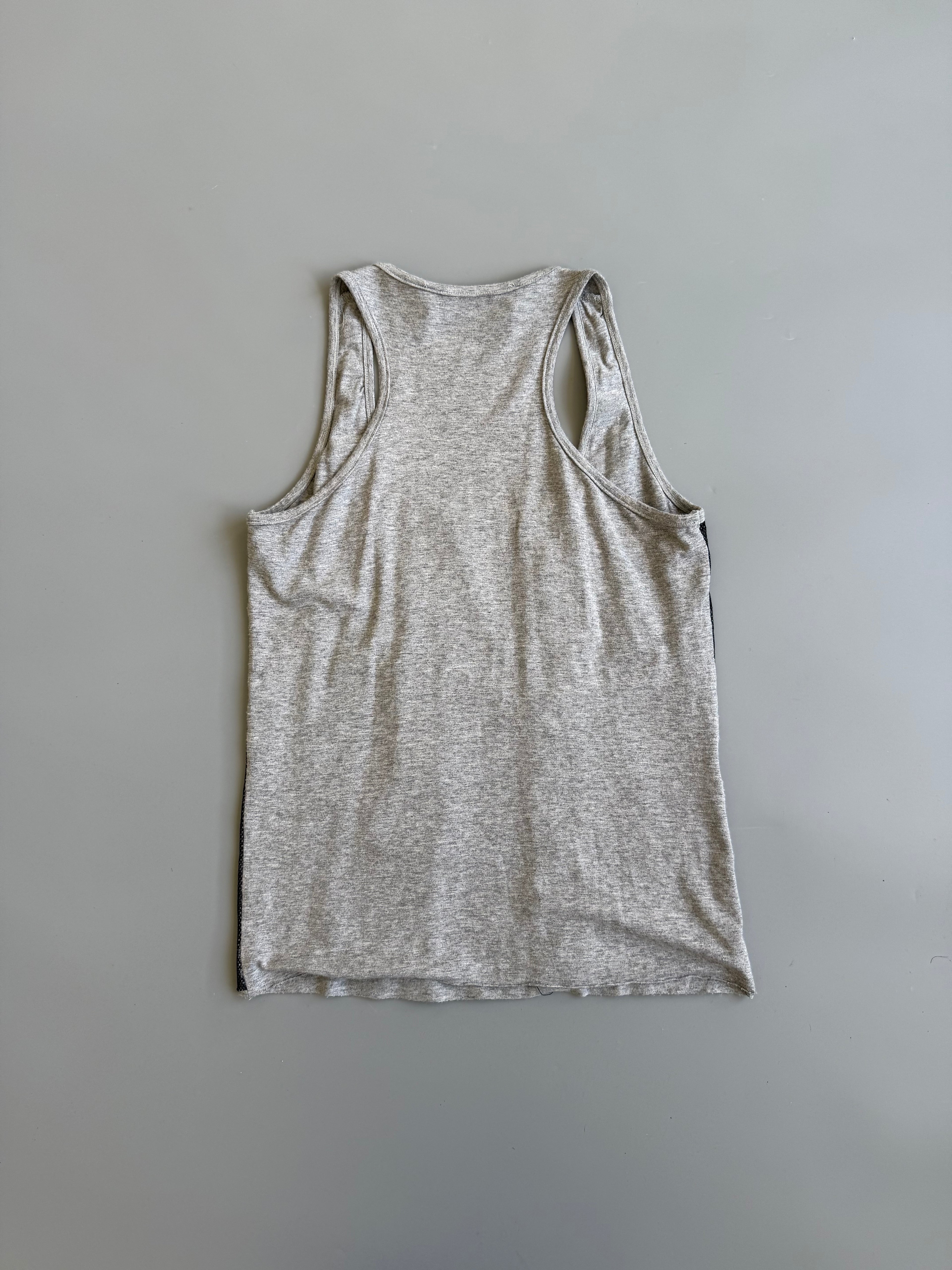 Mixed Material Tank Top