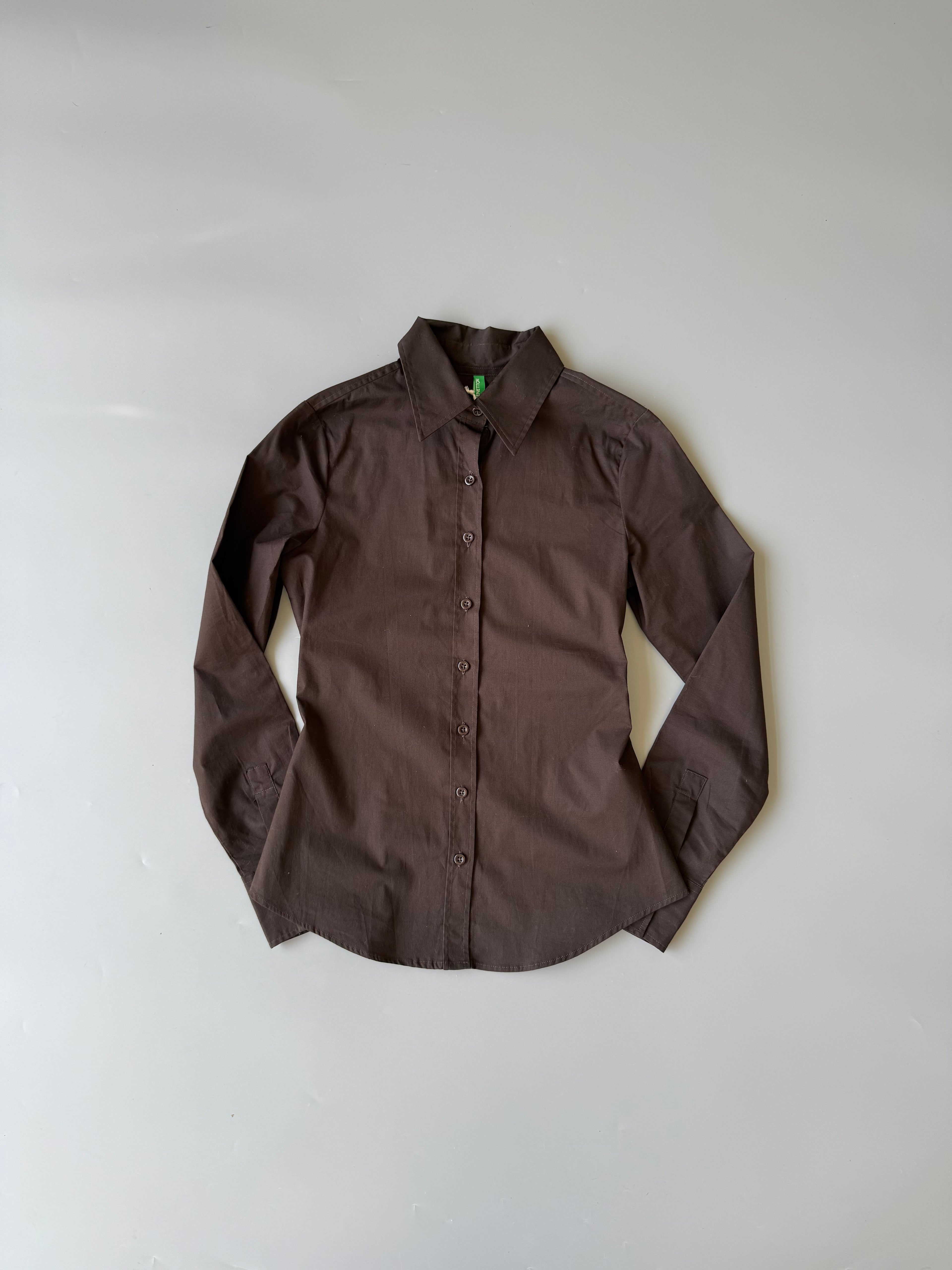 Brown Cotton Shirt