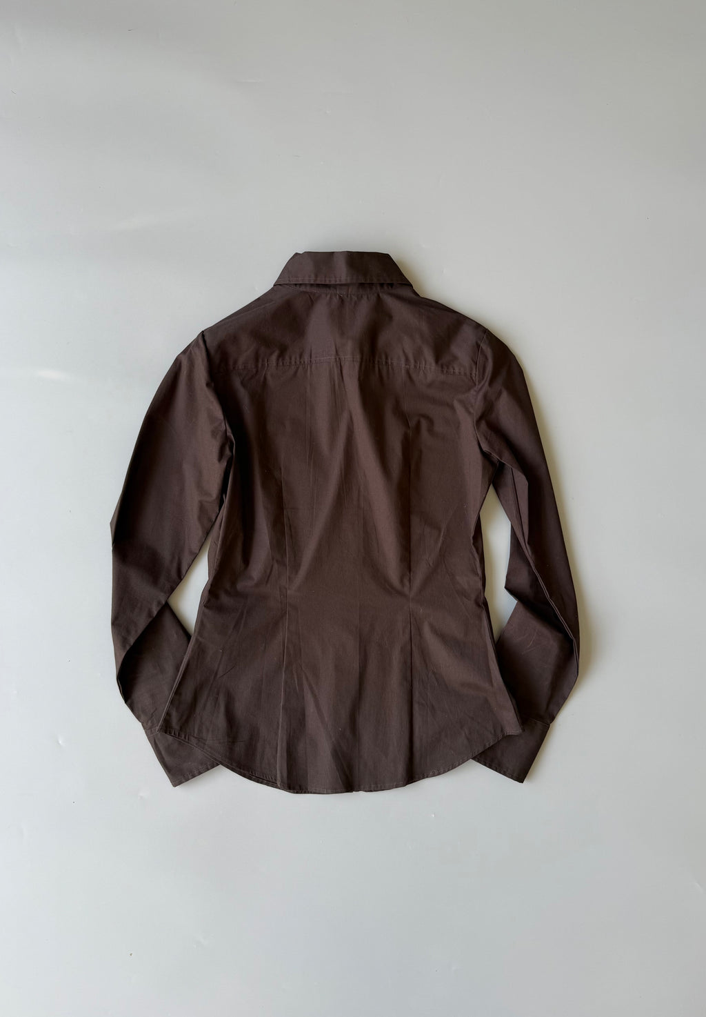 Brown Cotton Shirt