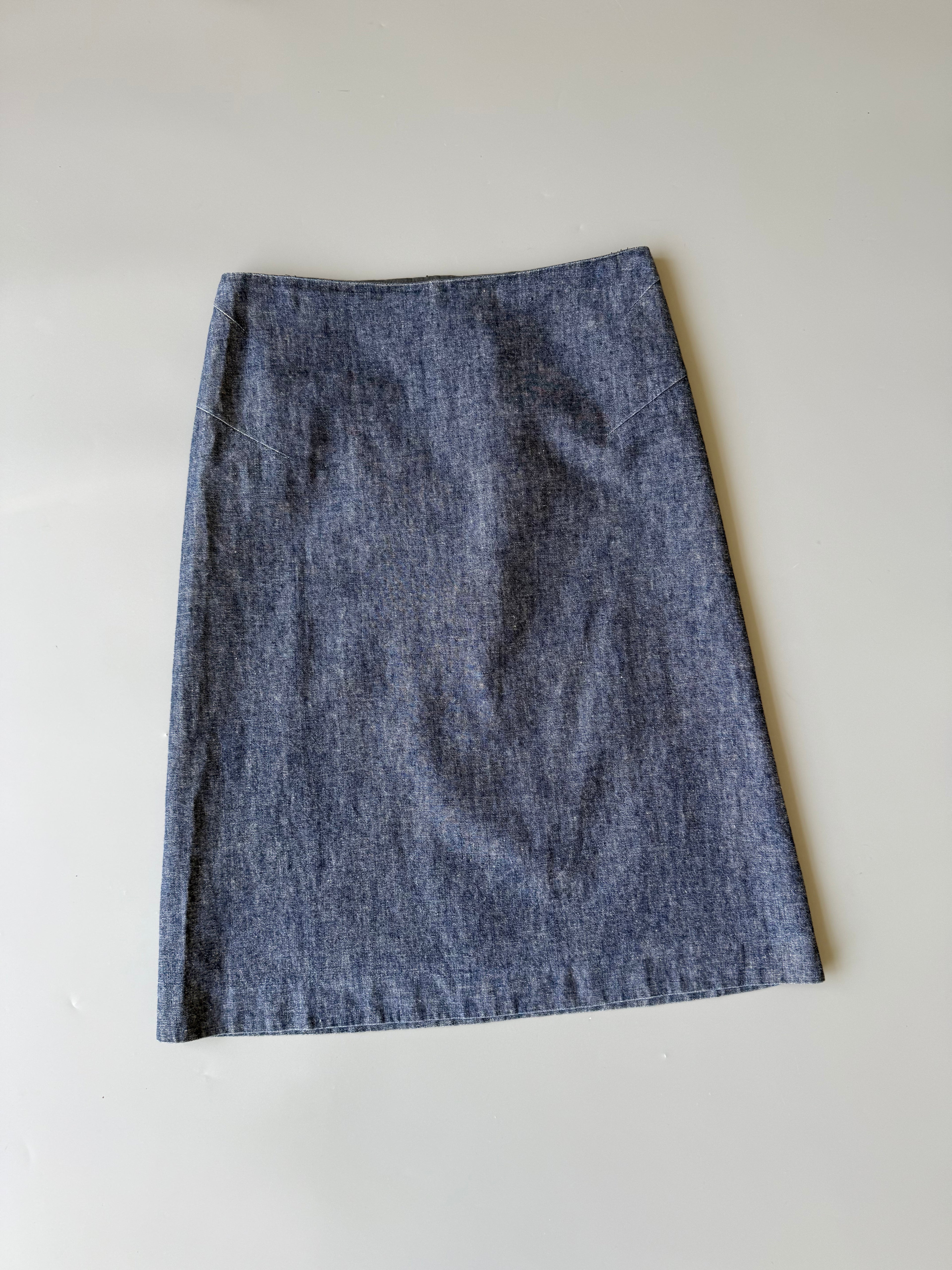 Jil Sander Denim Skirt