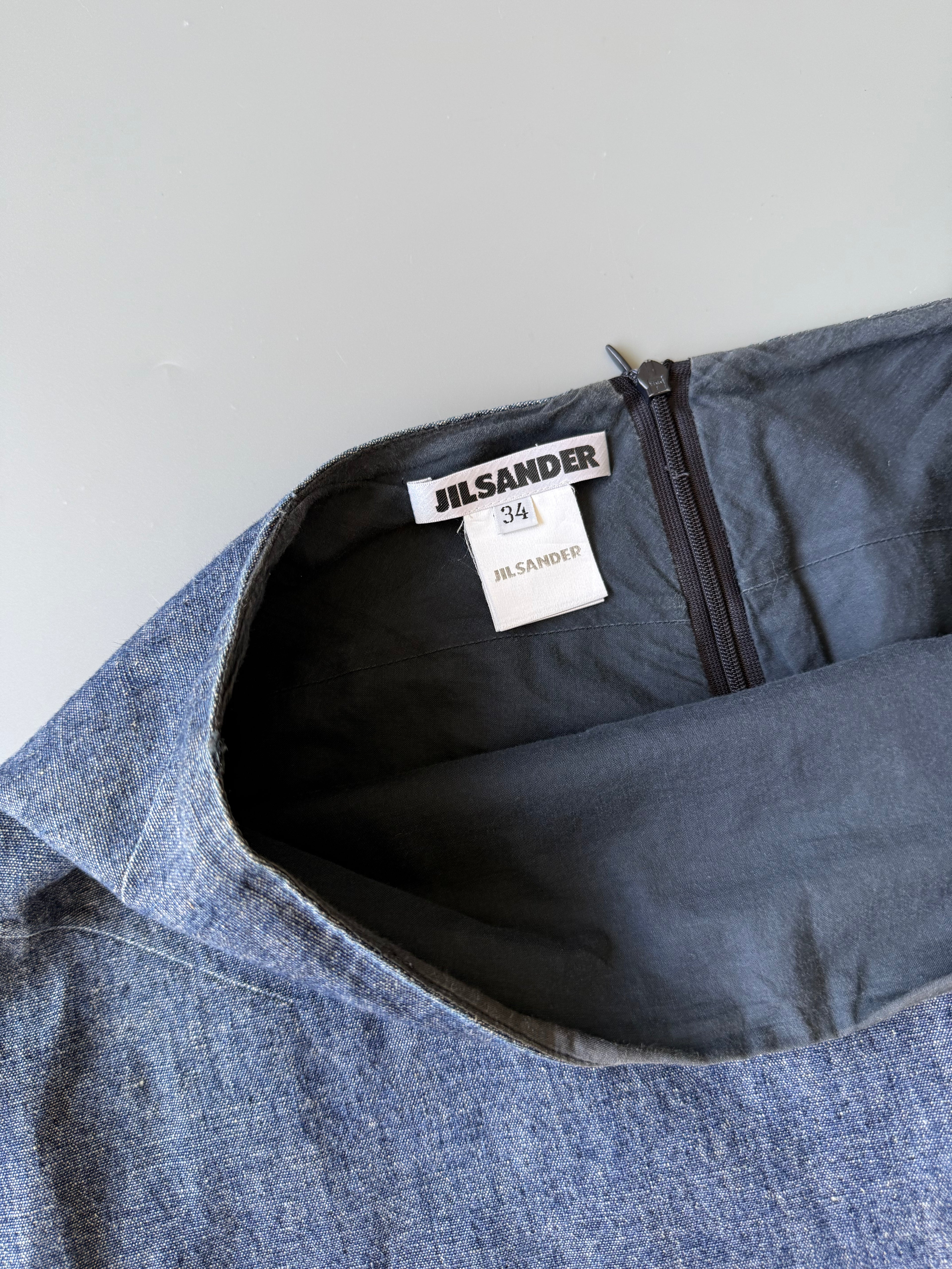 Jil Sander Denim Skirt