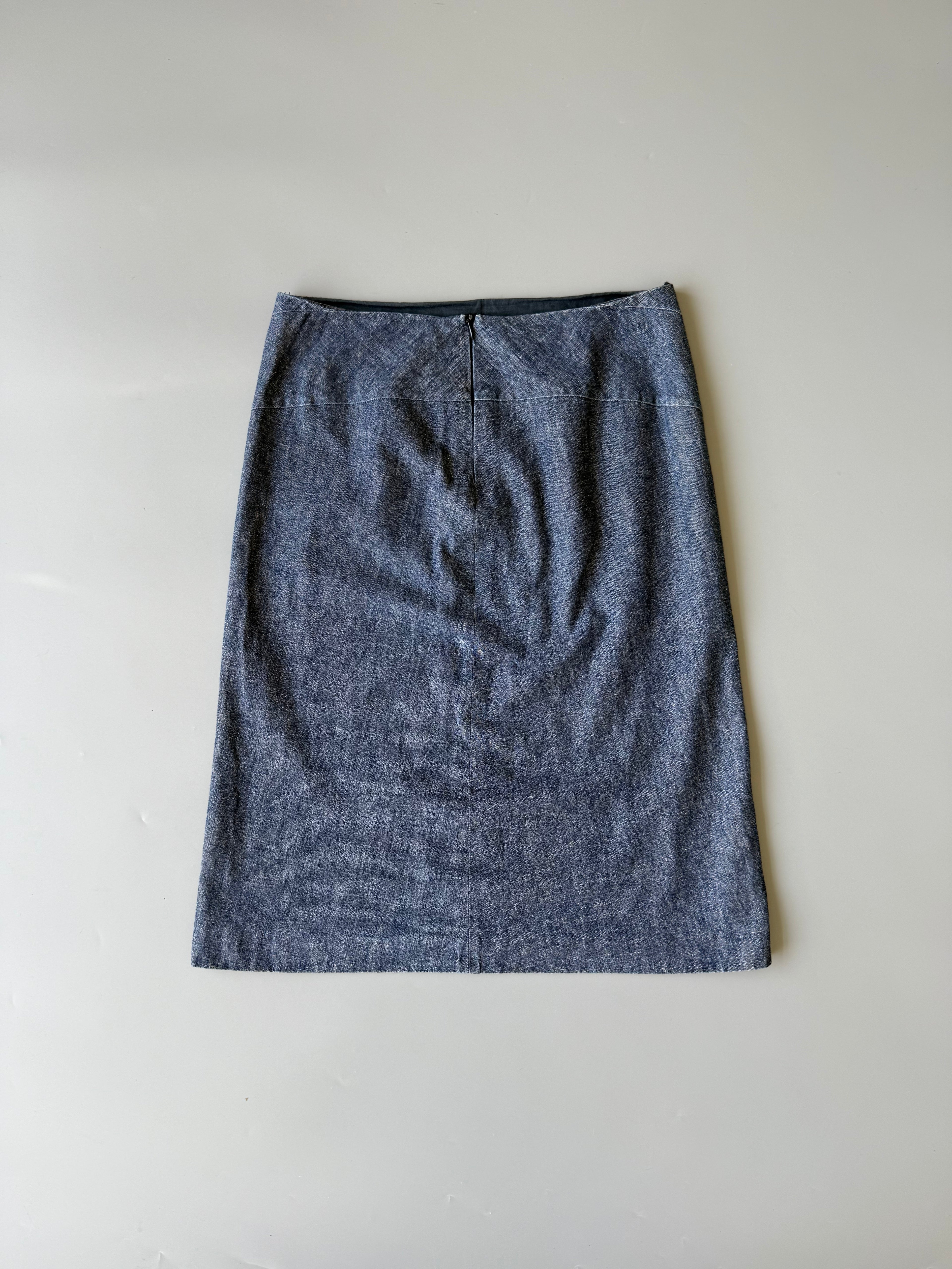 Jil Sander Denim Skirt