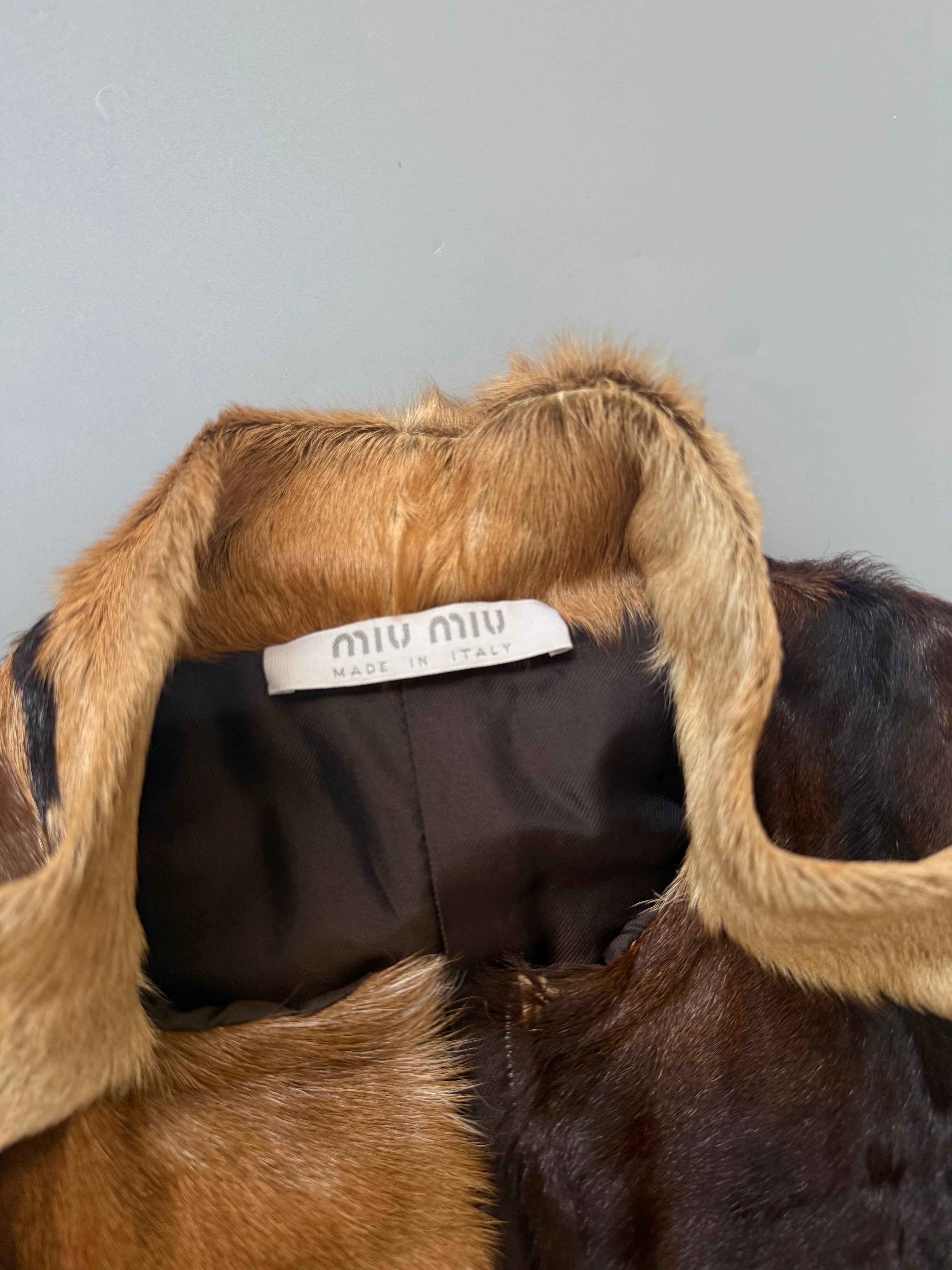 90'S Miu Miu Leather Jacket