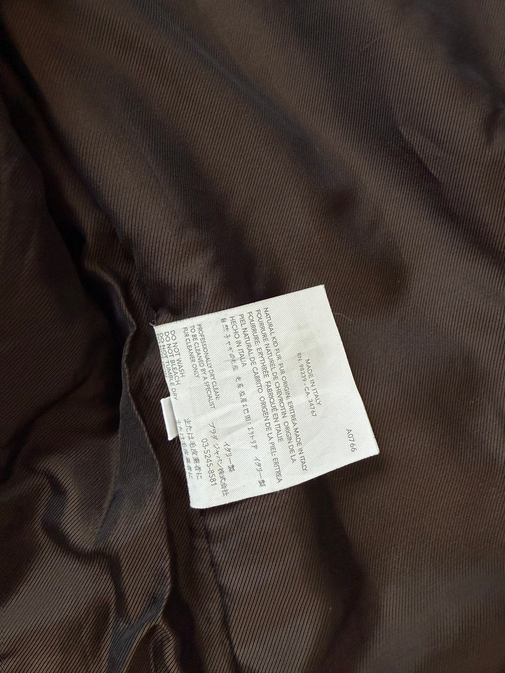 90'S Miu Miu Leather Jacket