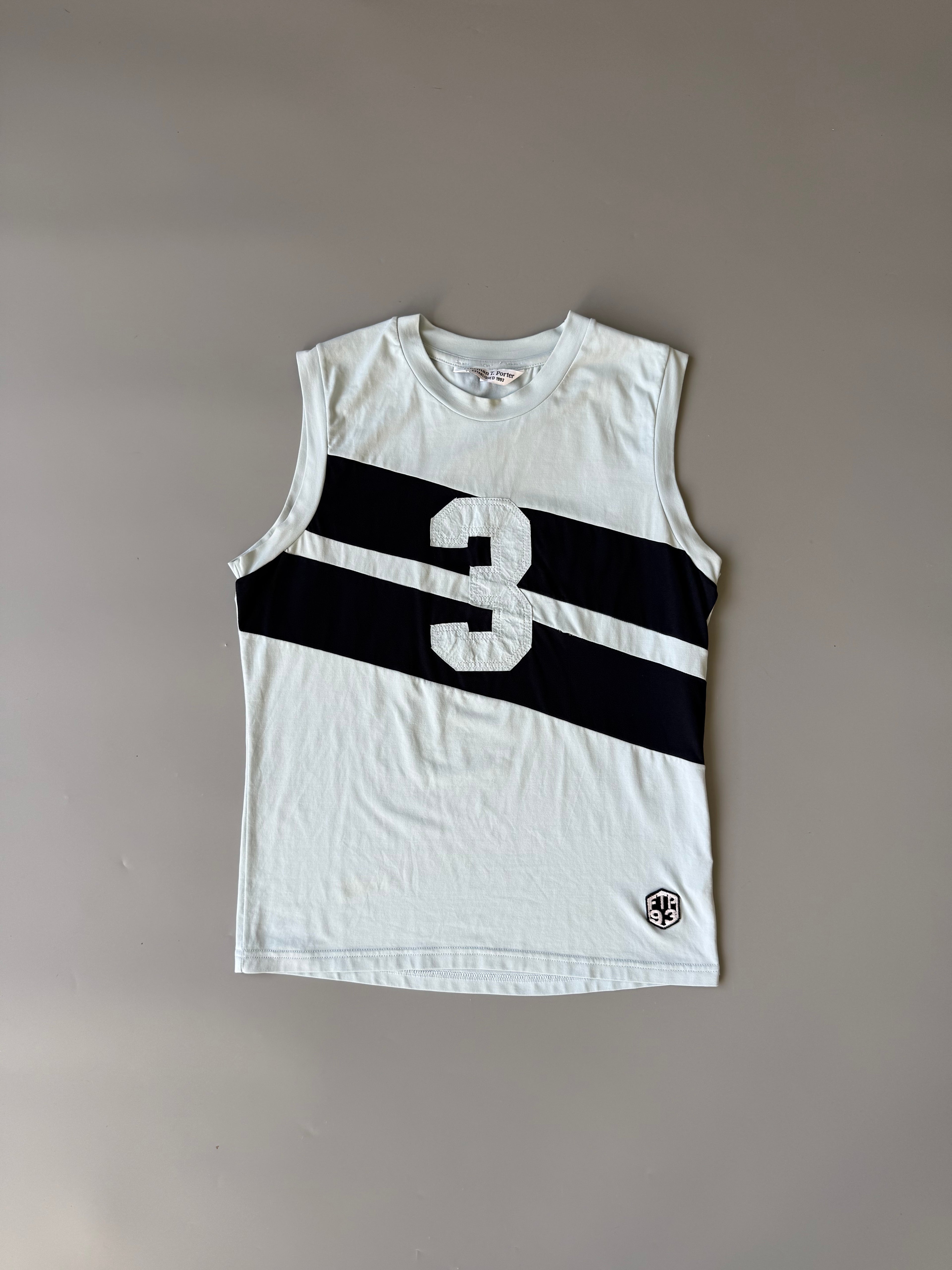 Baby Blue Graphic Nylon Vest