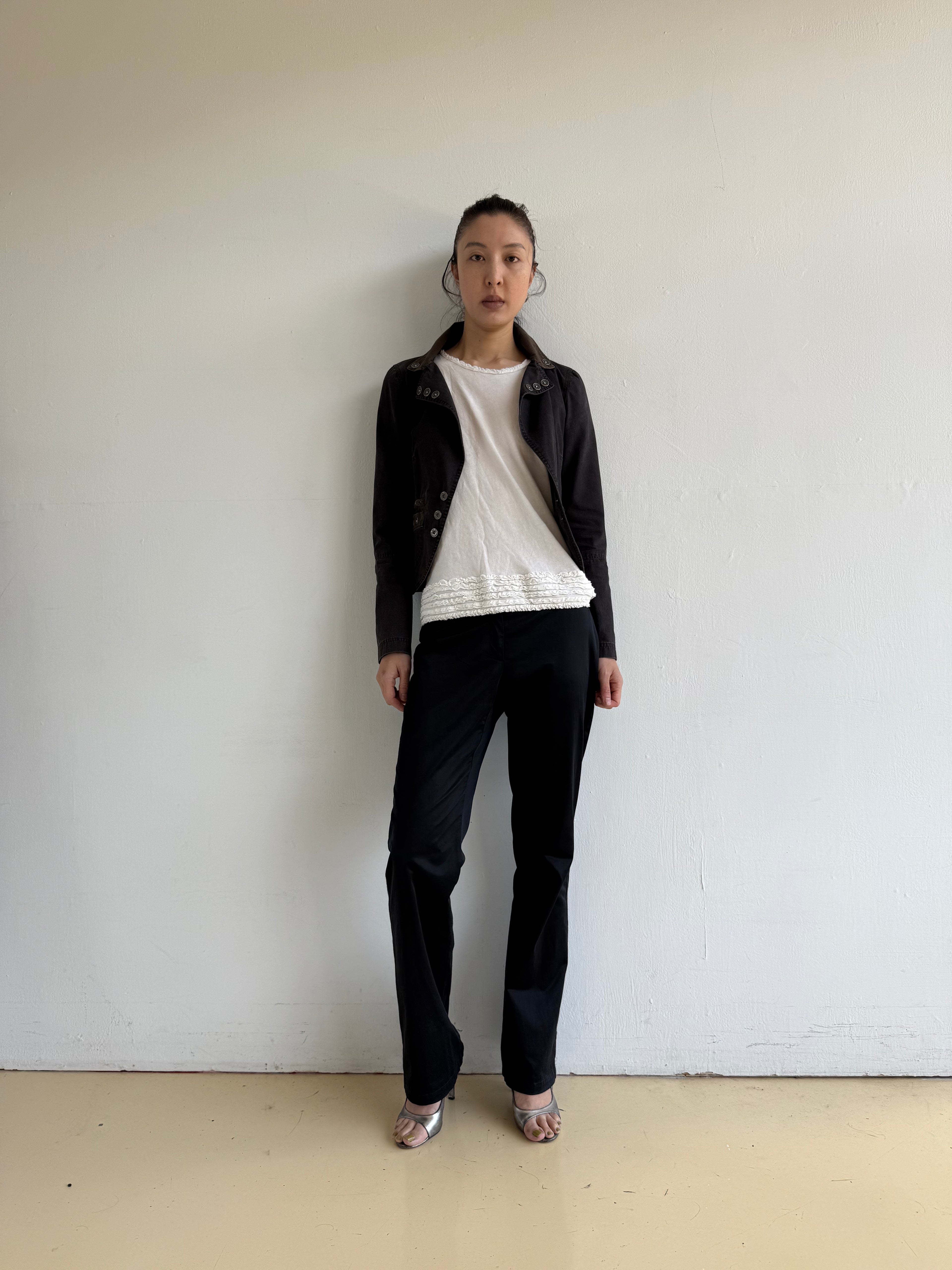 Diesel Charcoal Cotton Blazer