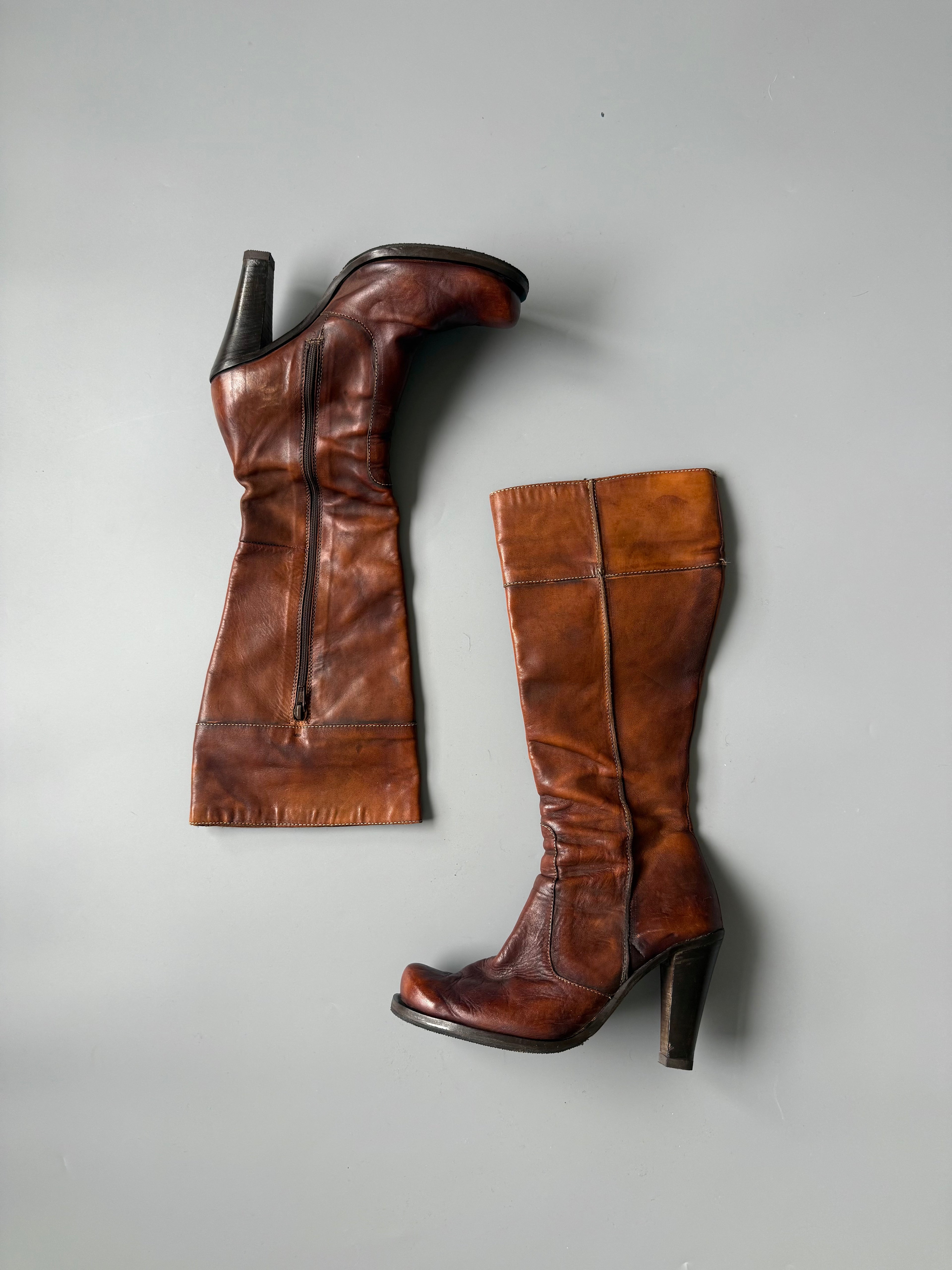 Made In Italy Leather Boots