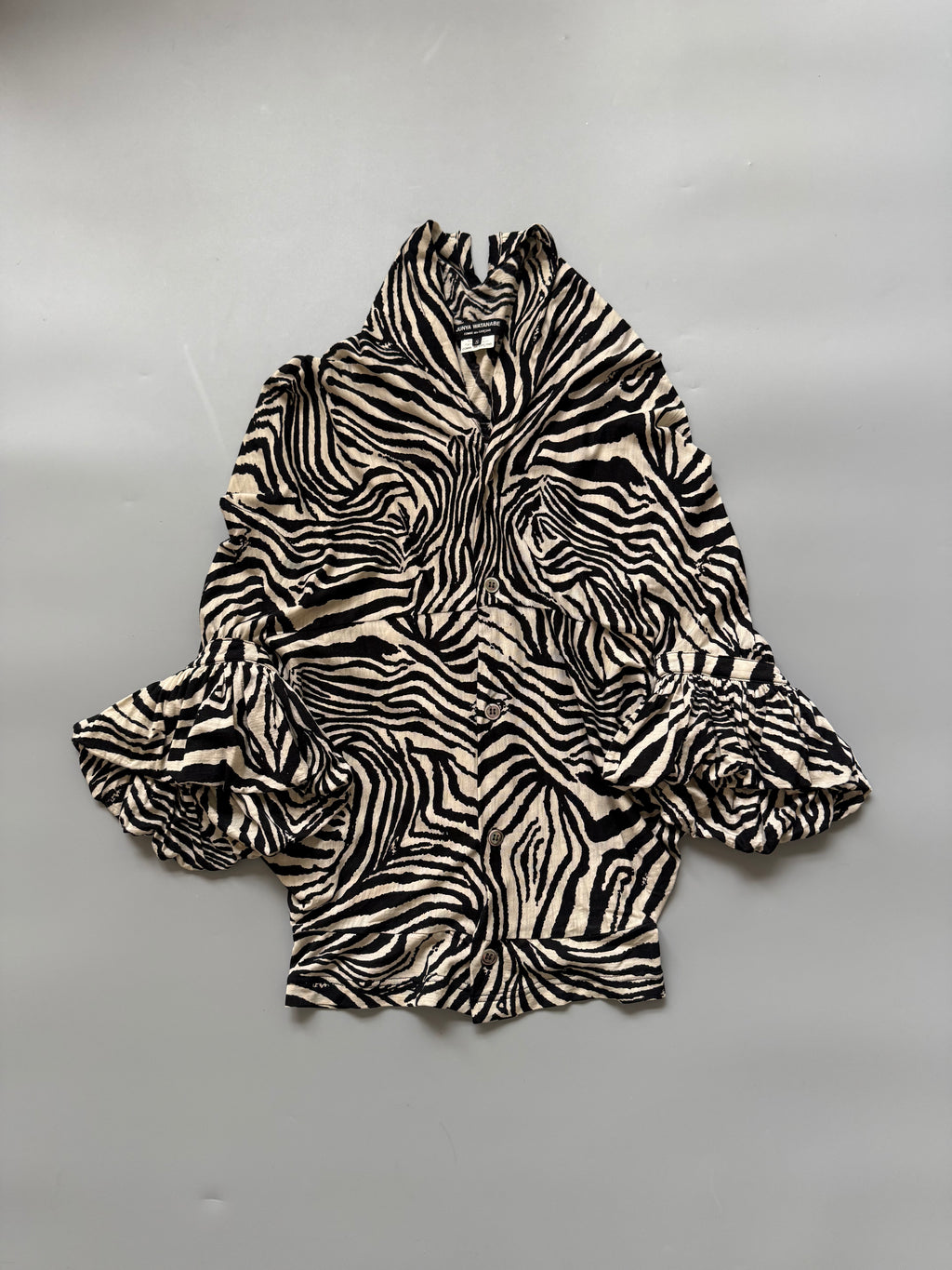 Junya Watanabe Spring 2008 Zebra Printed Blouse