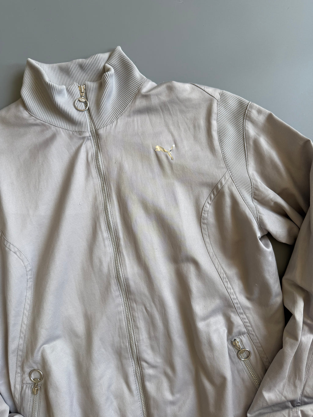 Puma Grey Zip Up Jacket