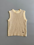 Beige Knit Vest